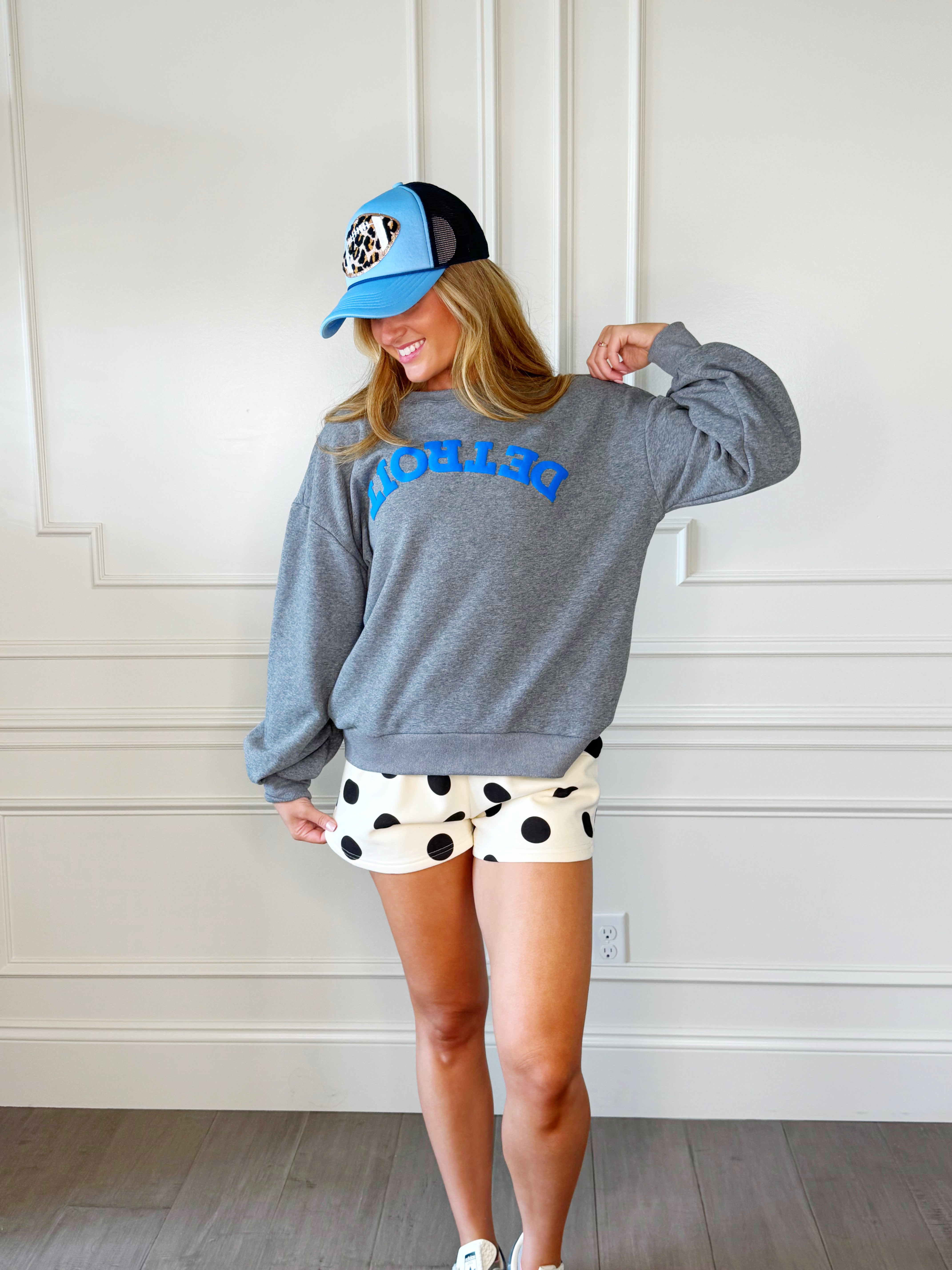 Puff Upside Down Detroit Sweatshirt