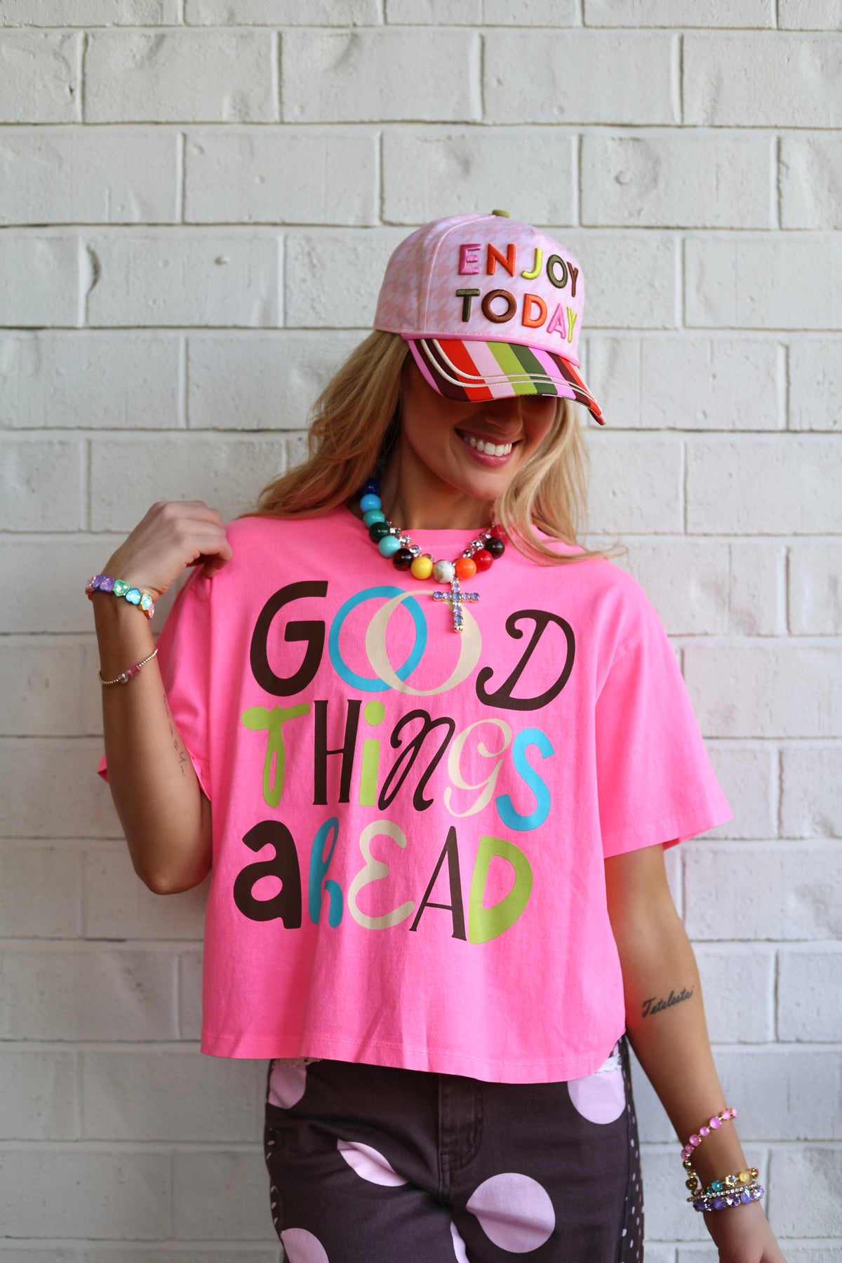 Good Things Ahead Crop Tee