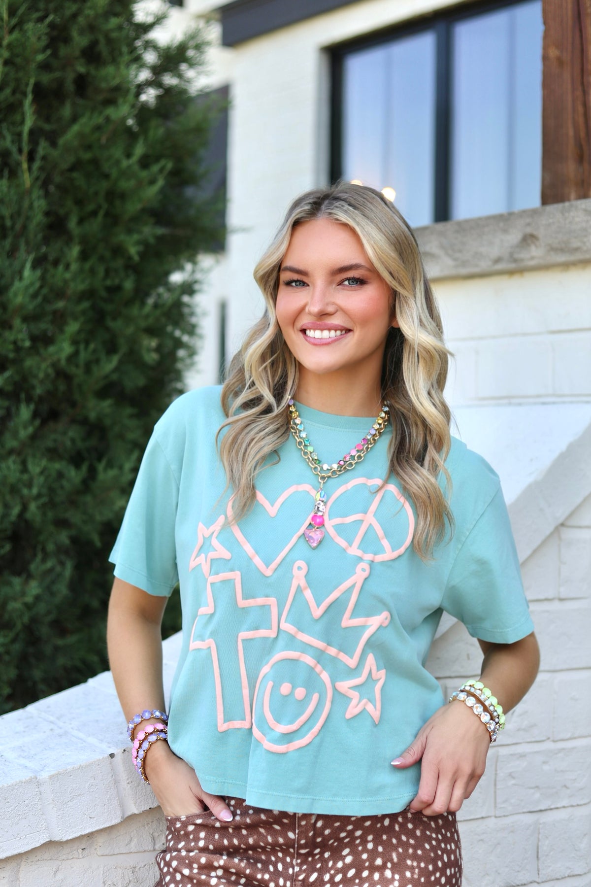 Faithful Icons Crop Tee - PRE-SALE - SHIP DATE 10/1**
