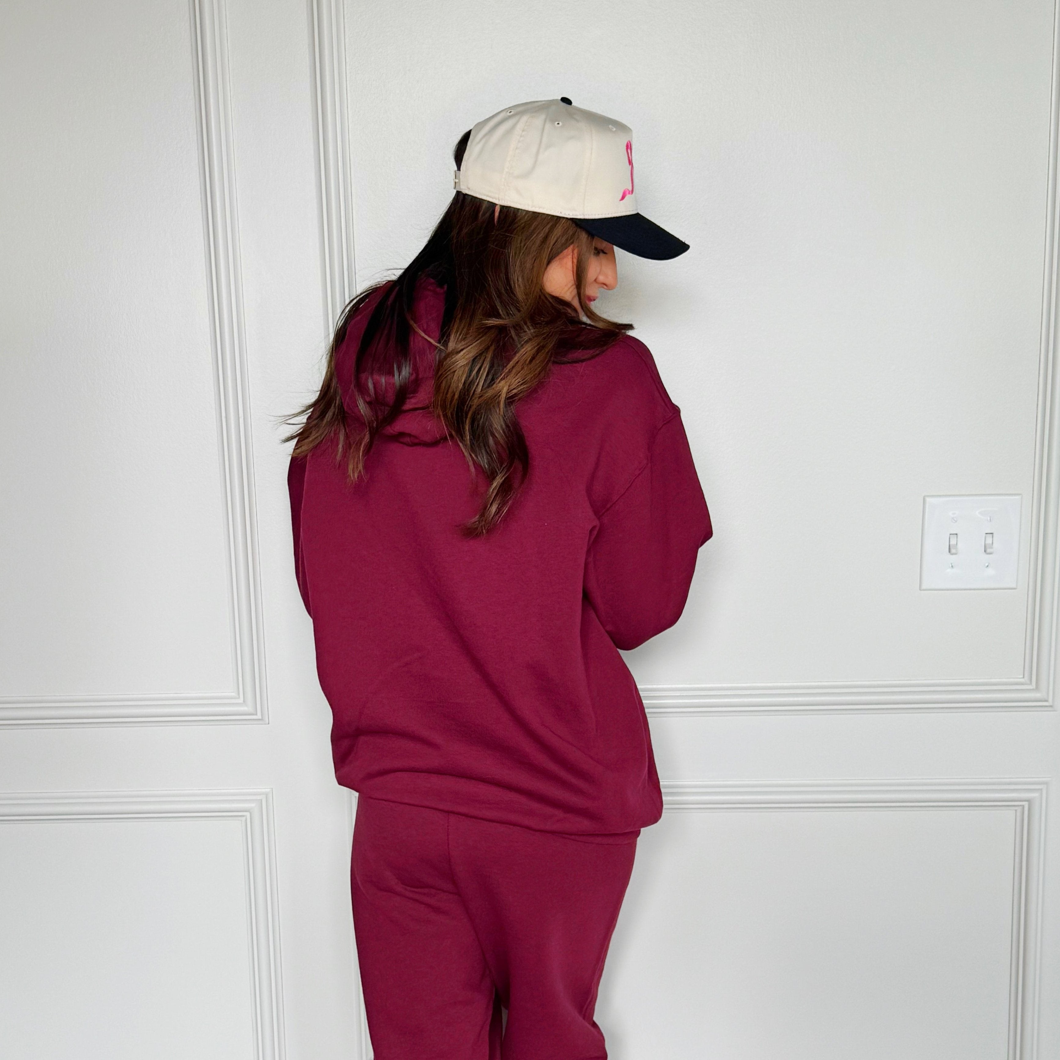 Puff Homebody Club Maroon Hoodie