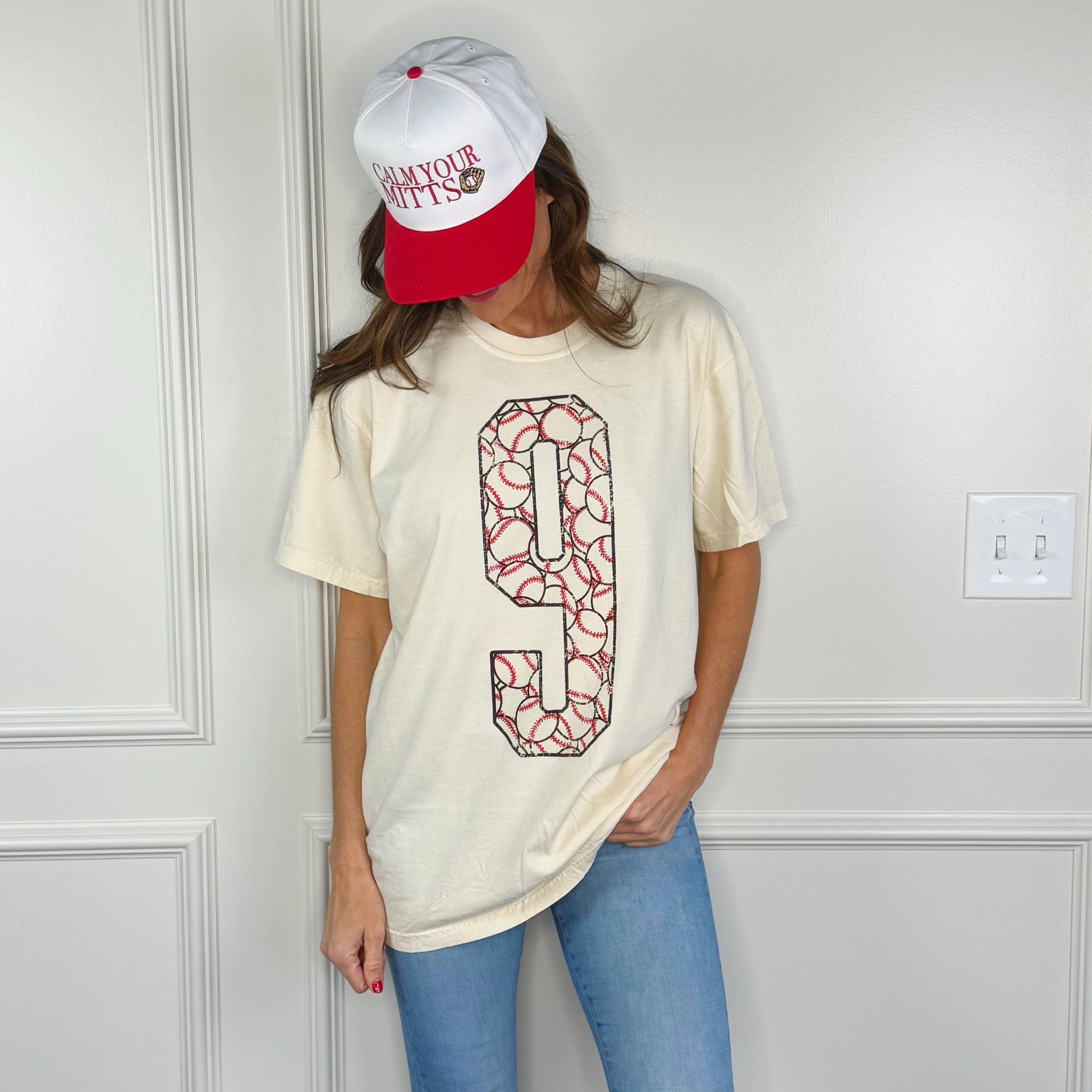 Custom Baseball Number Y & A Tee