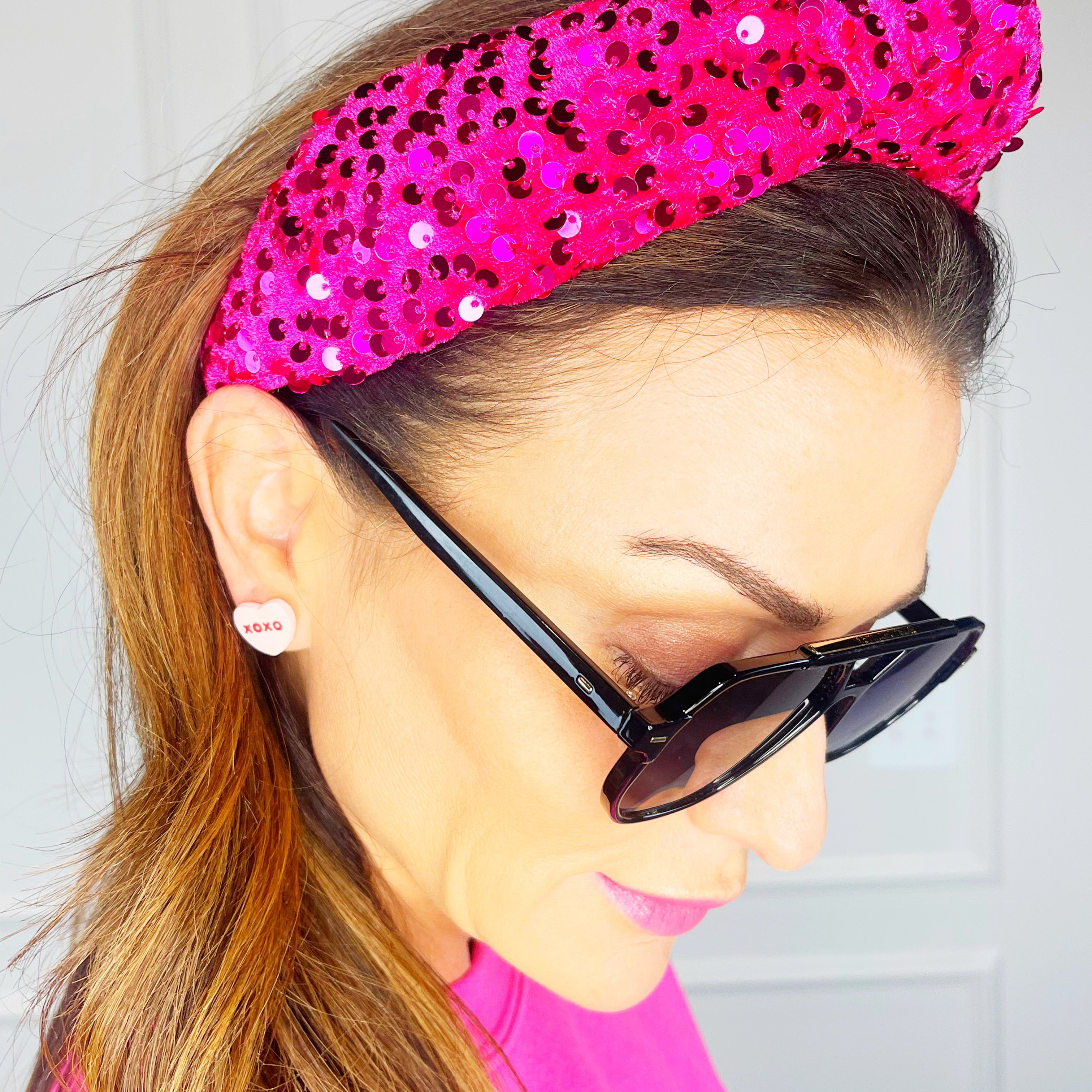 XOXO Candy Heart Earrings