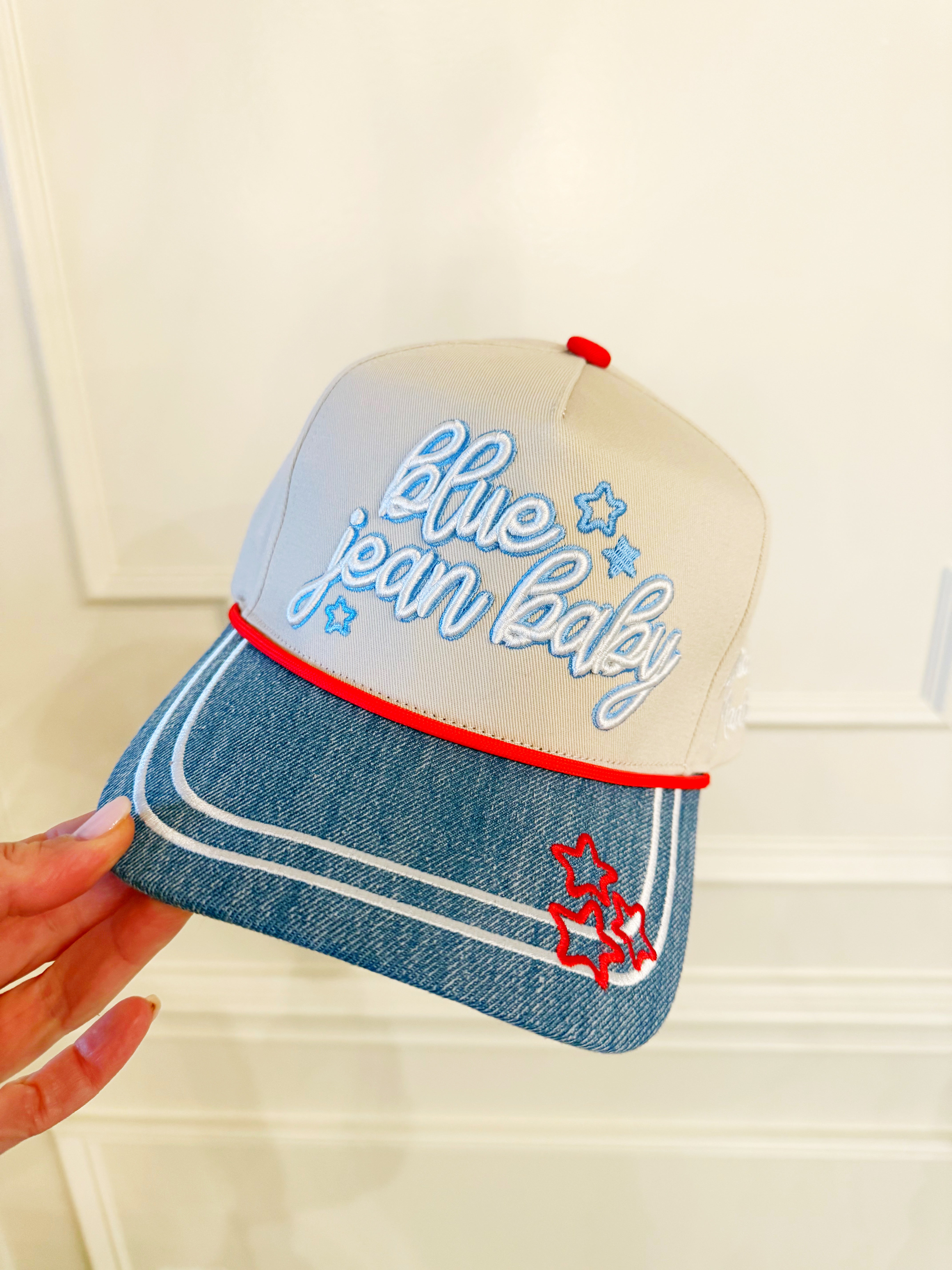 Blue Jean Baby Hat