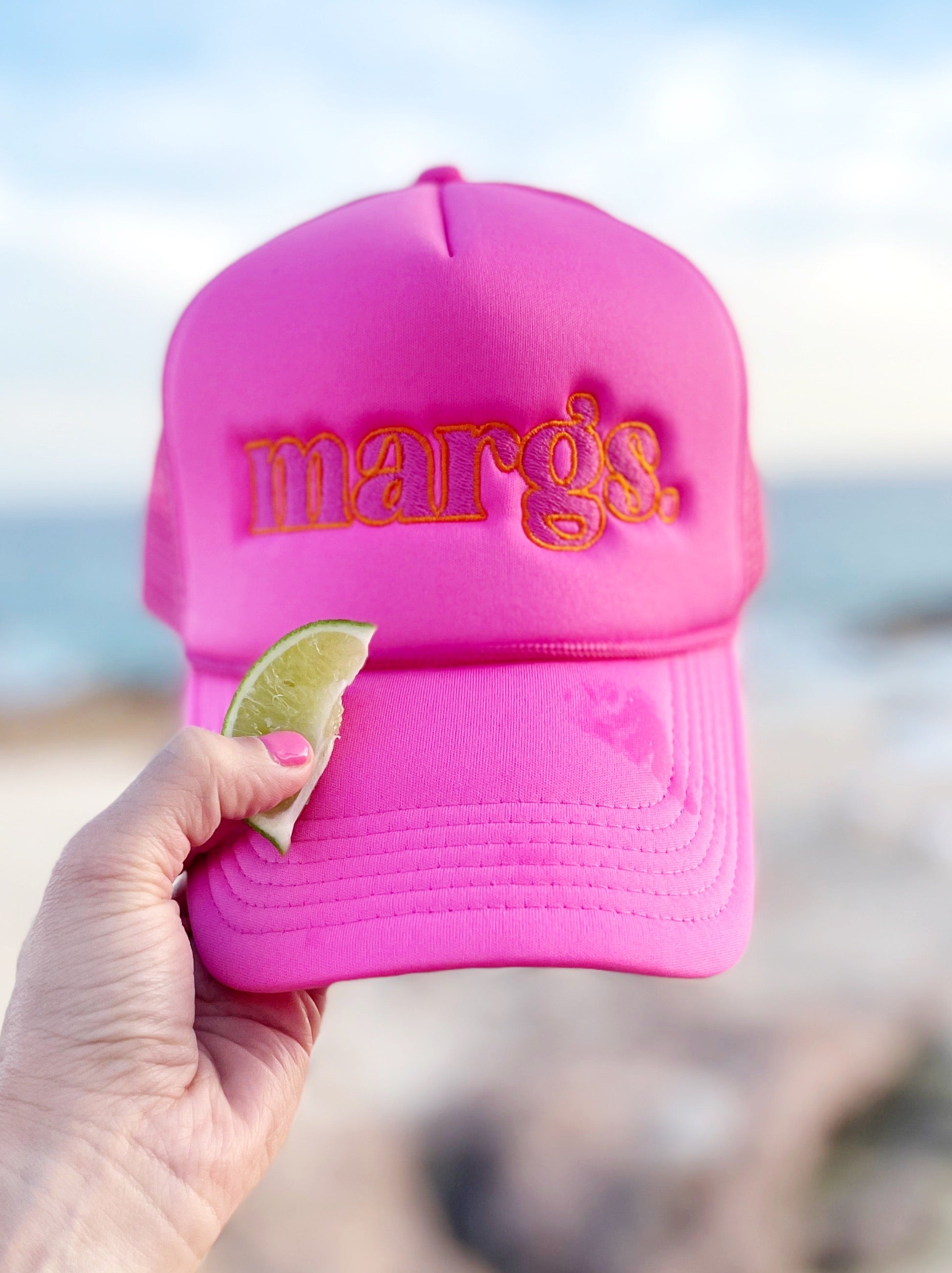 Margs Embroidered Trucker Hat