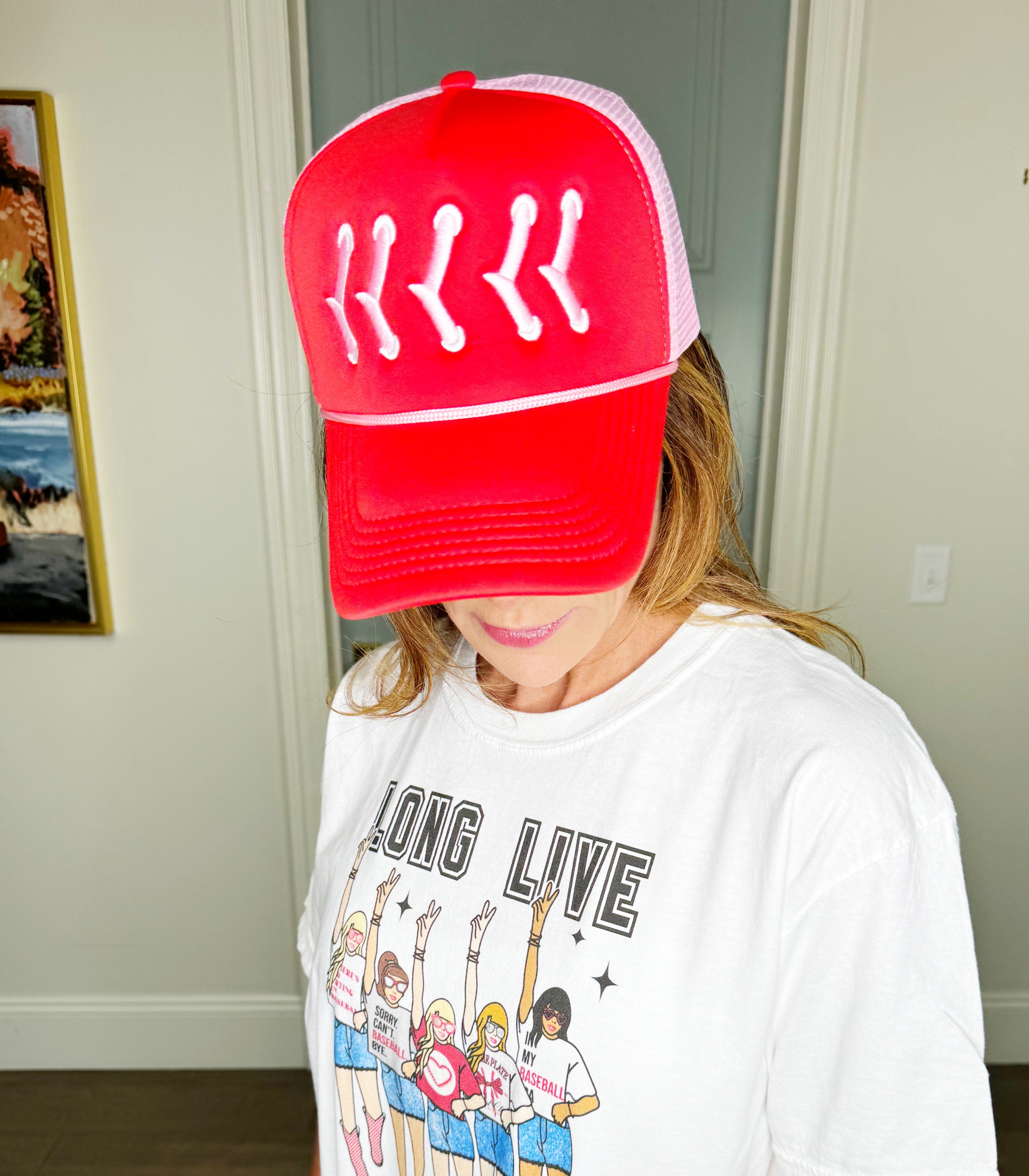 Baseball Stitch Trucker Hat