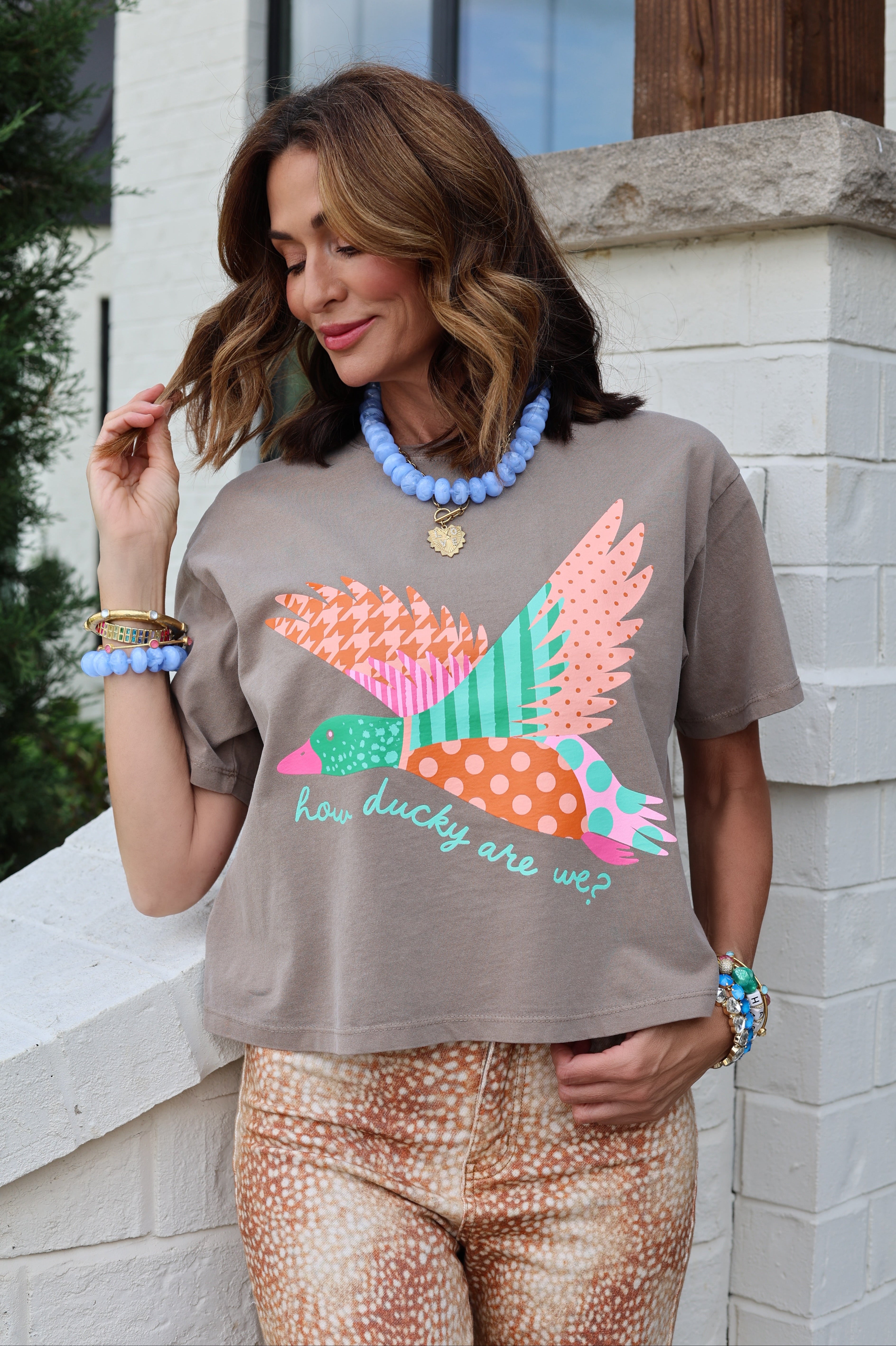 How Ducky Are We Crop Tee
