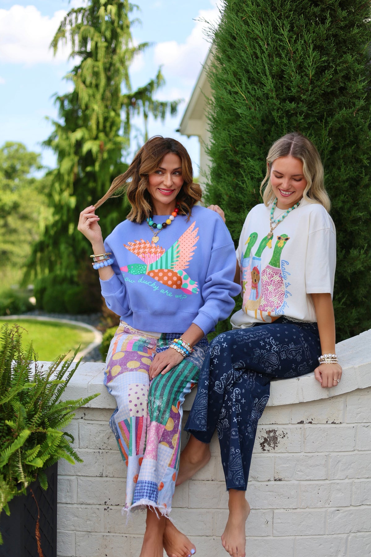 How Ducky Are We Crop Sweatshirt