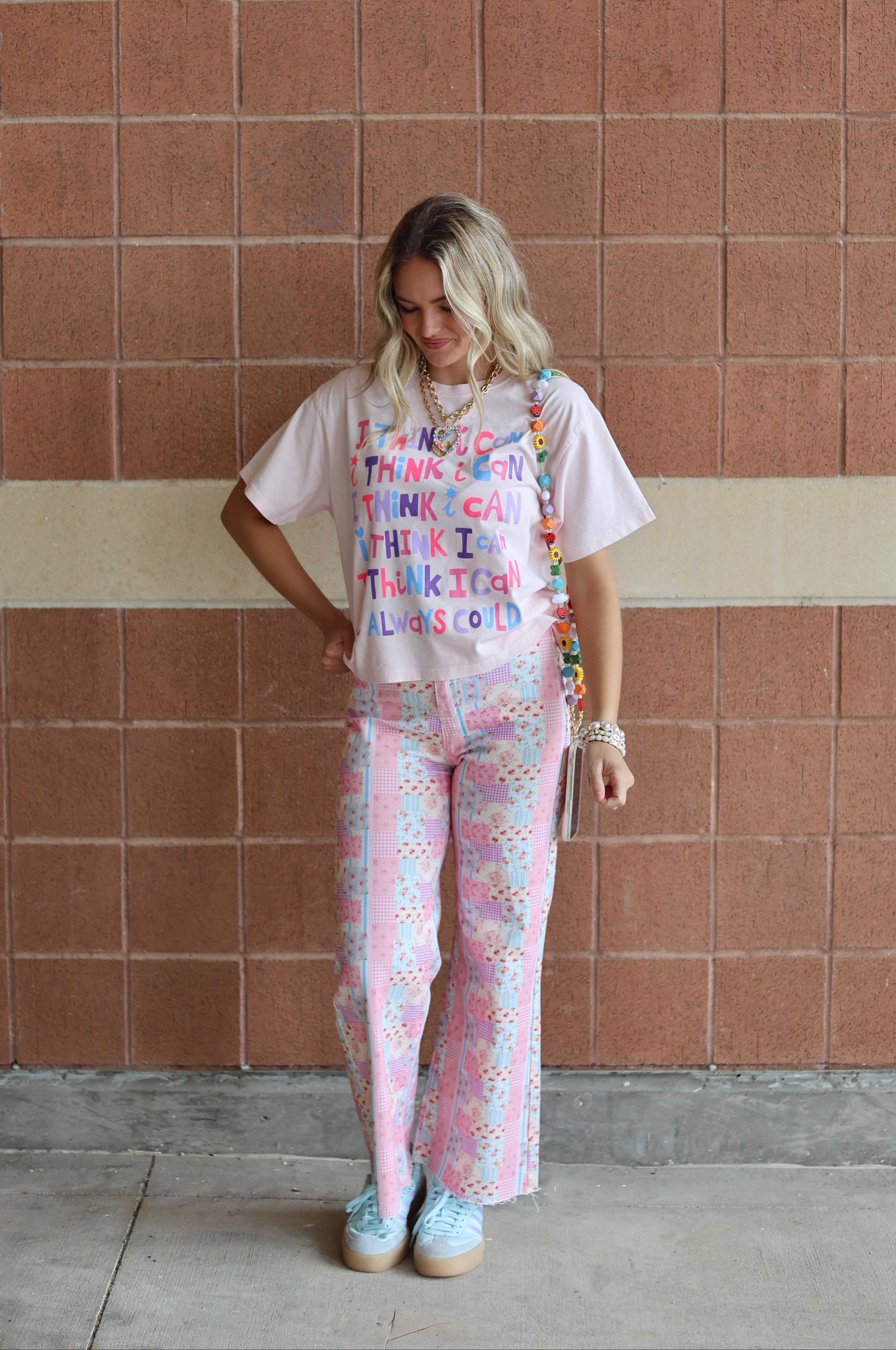 I Think I Can & Always Could Crop Tee