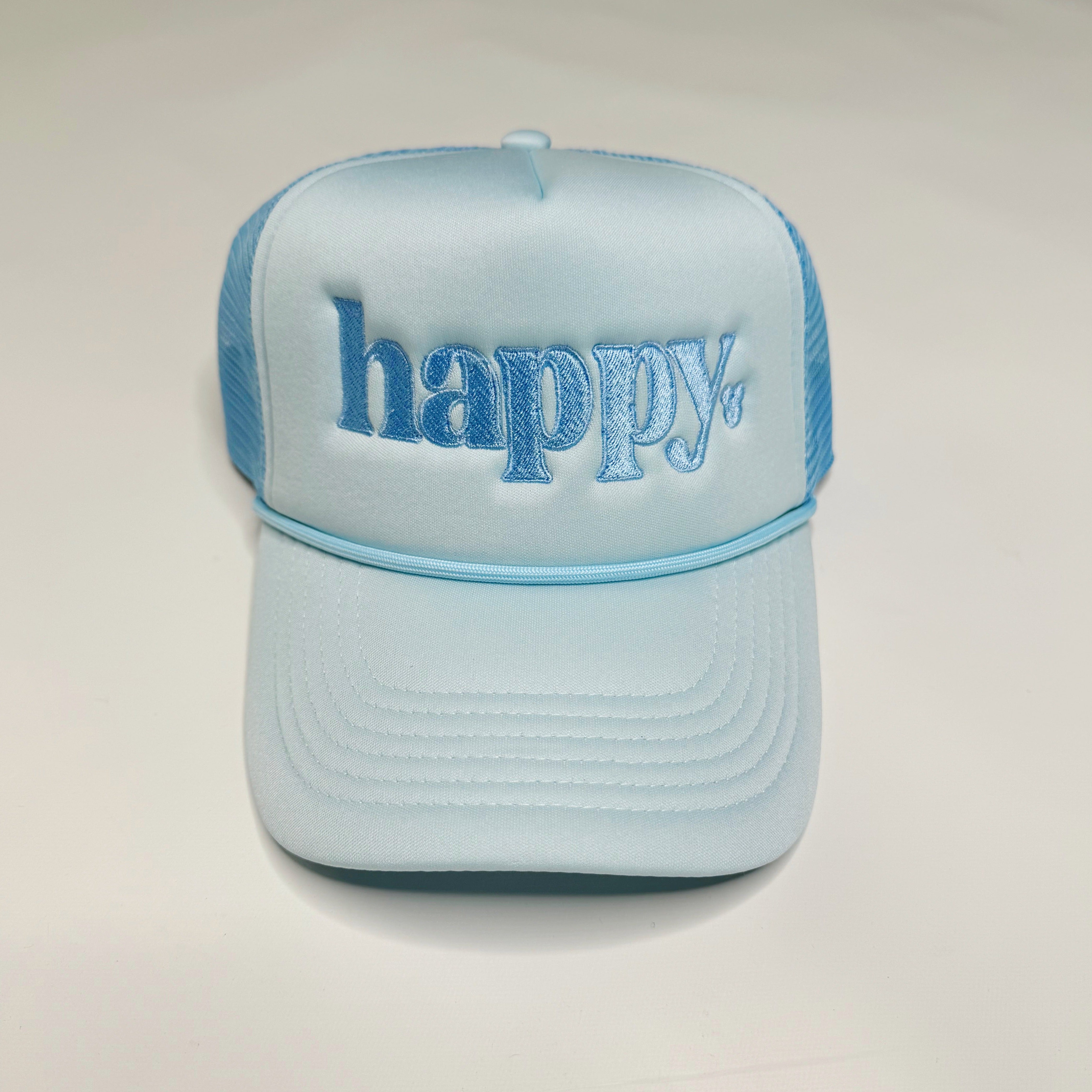 happy. Trucker Hat