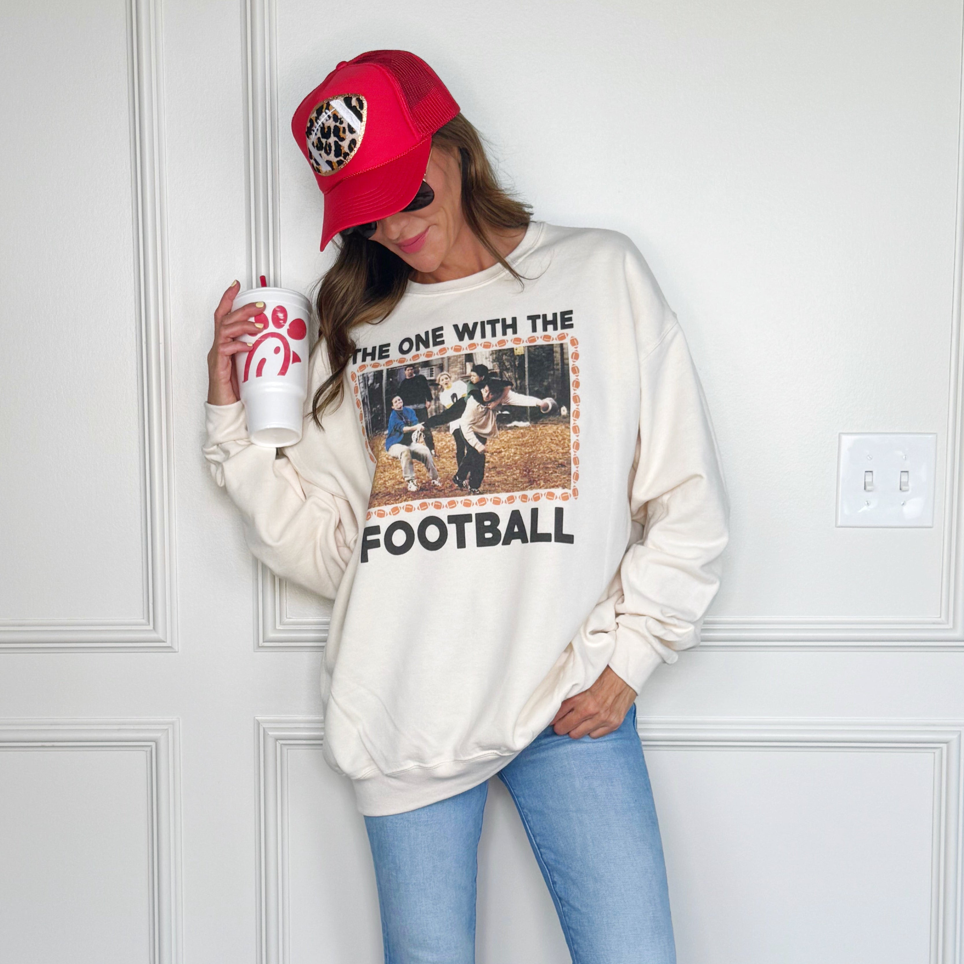 The One With The Football Sweatshirt