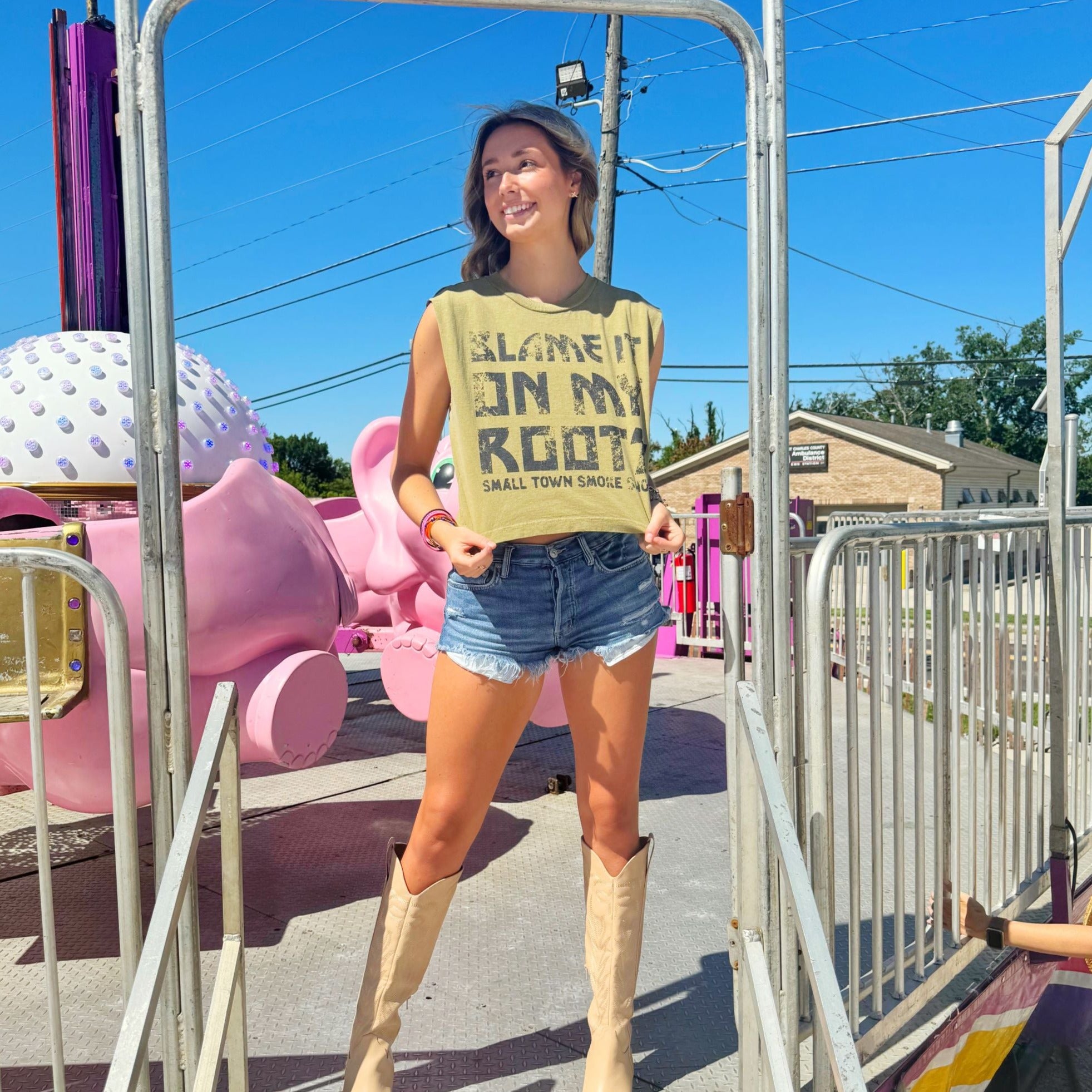Blame It on My Roots Tank