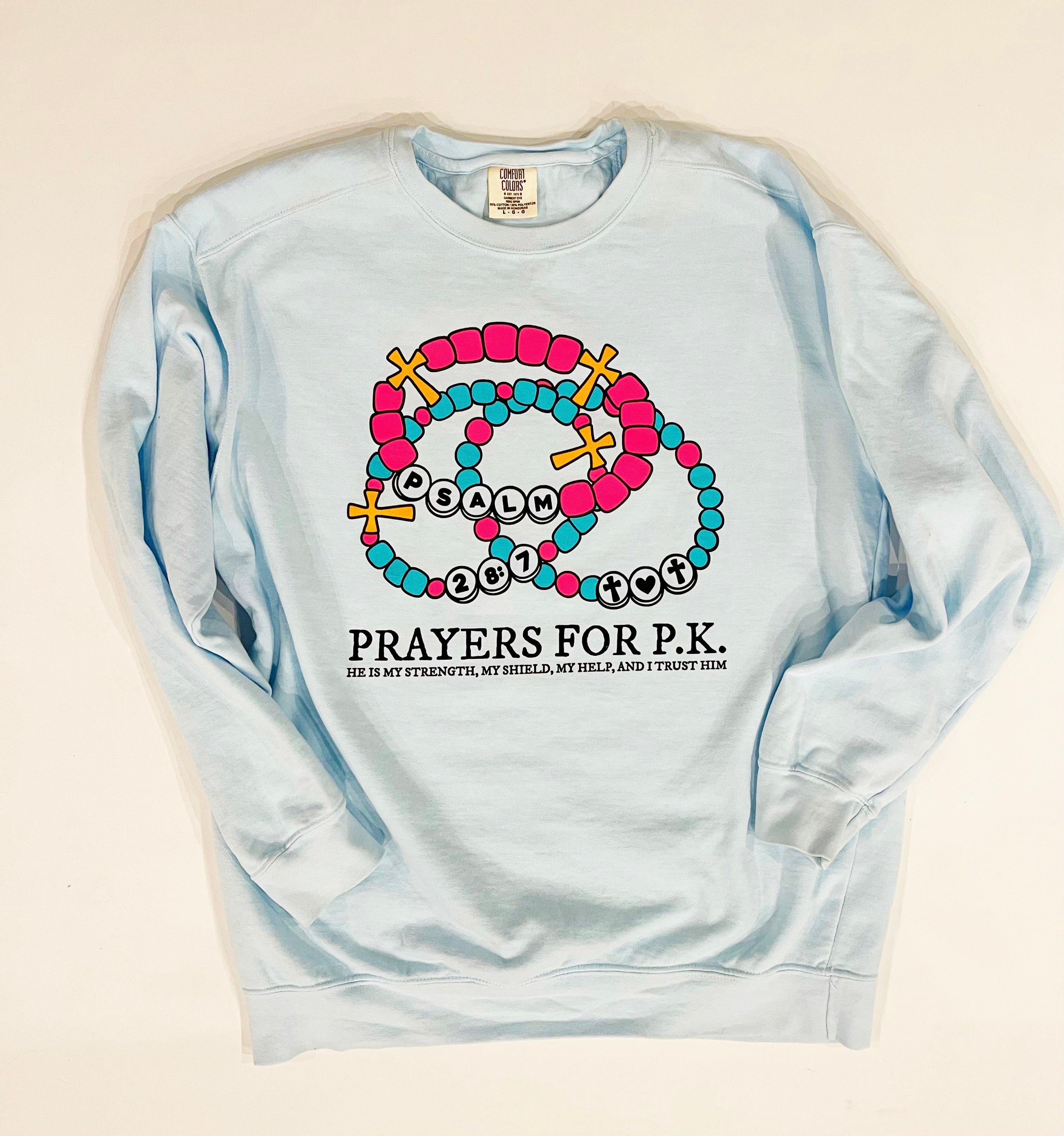 Prayers for PK Comfort Color Sweatshirt