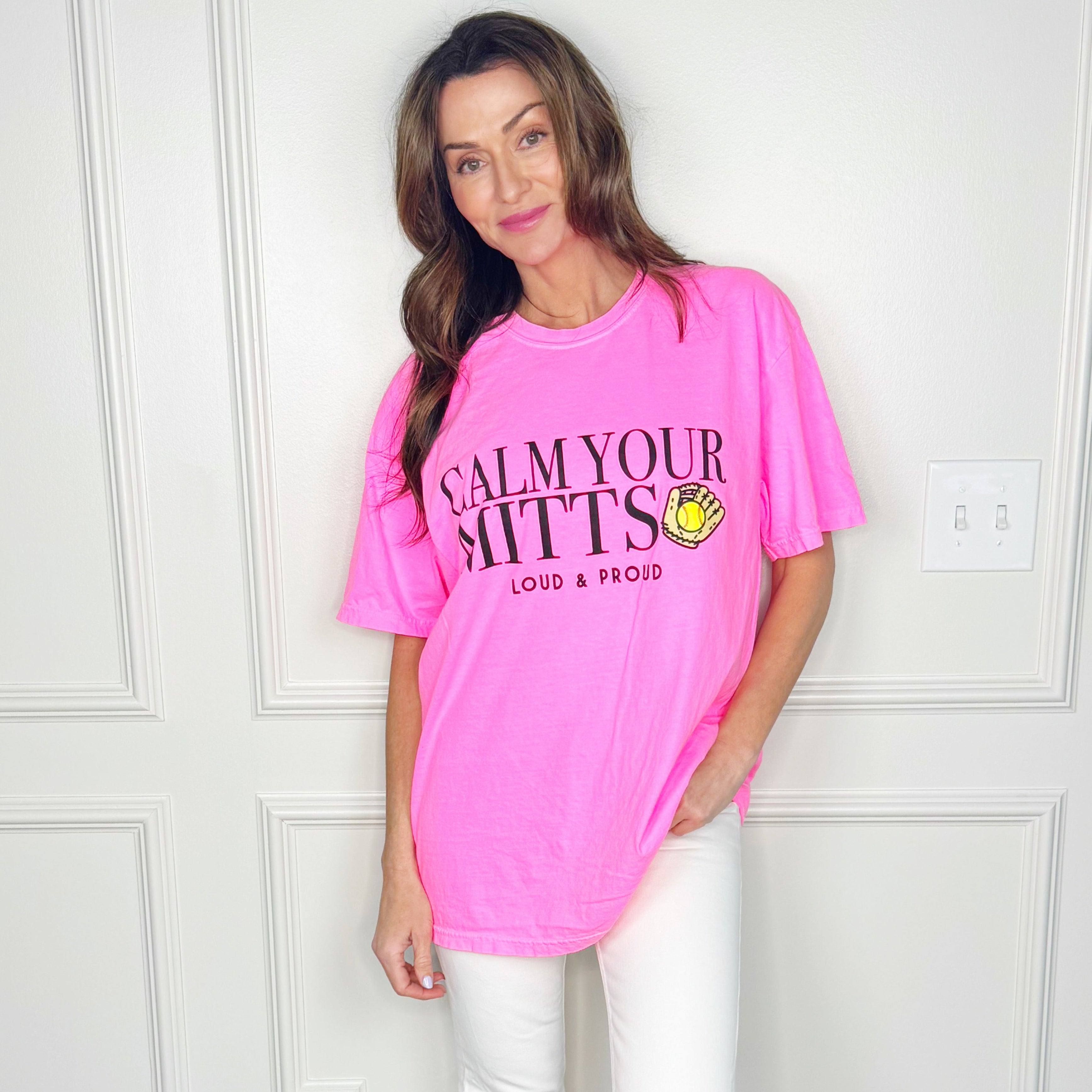 Softball Calm Your Mitts Tee