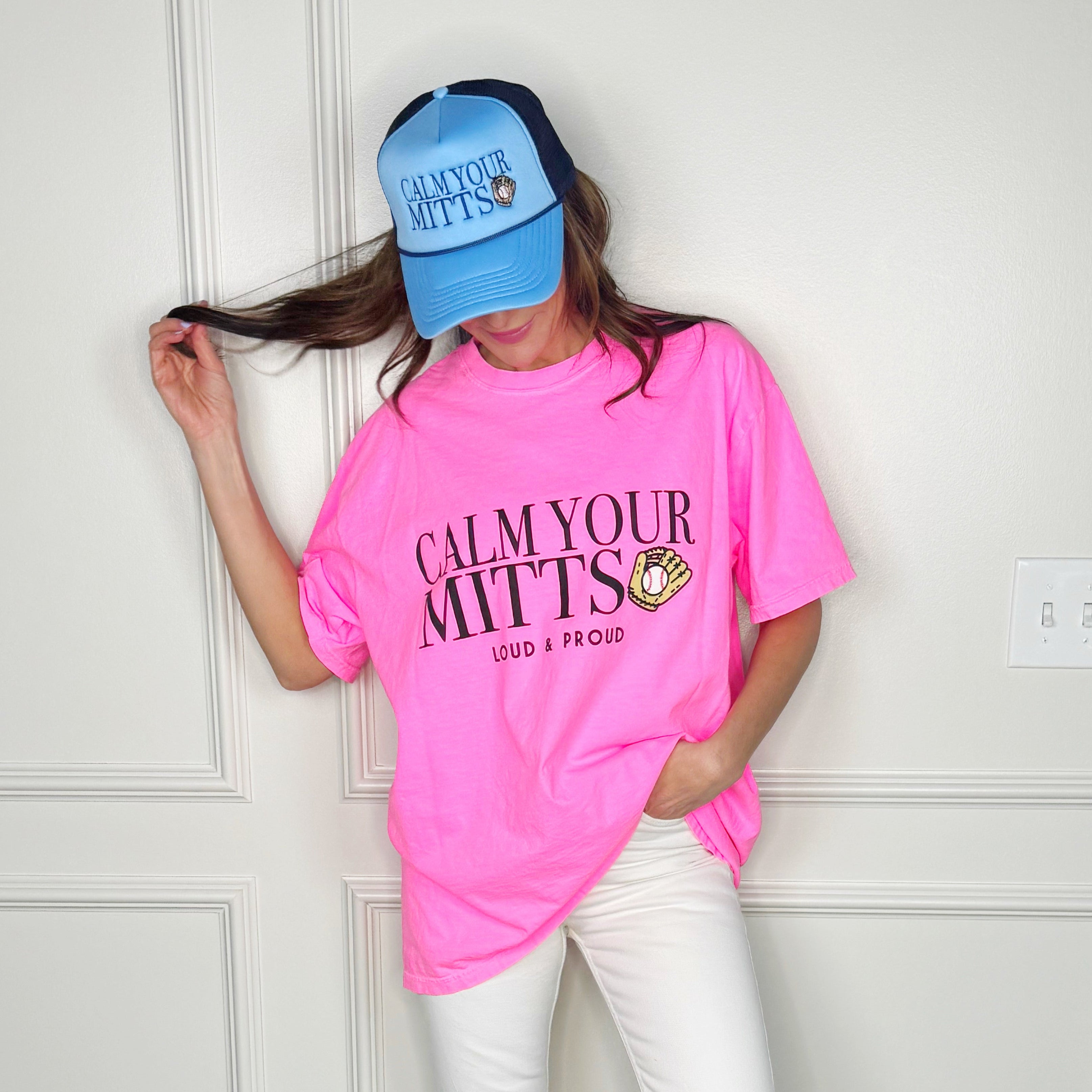 Baseball Calm Your Mitts Tee