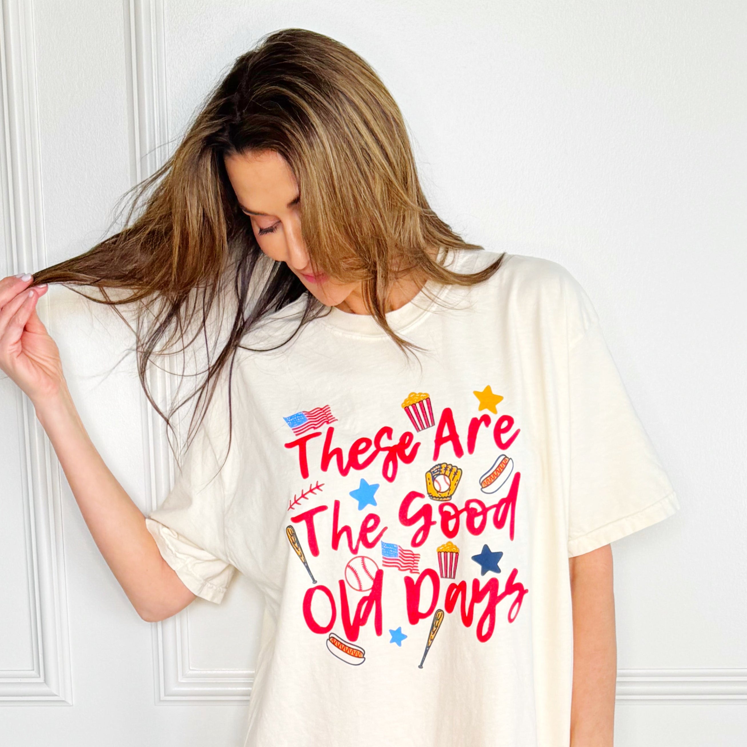 These Are the Good Old Days Cropped Tee