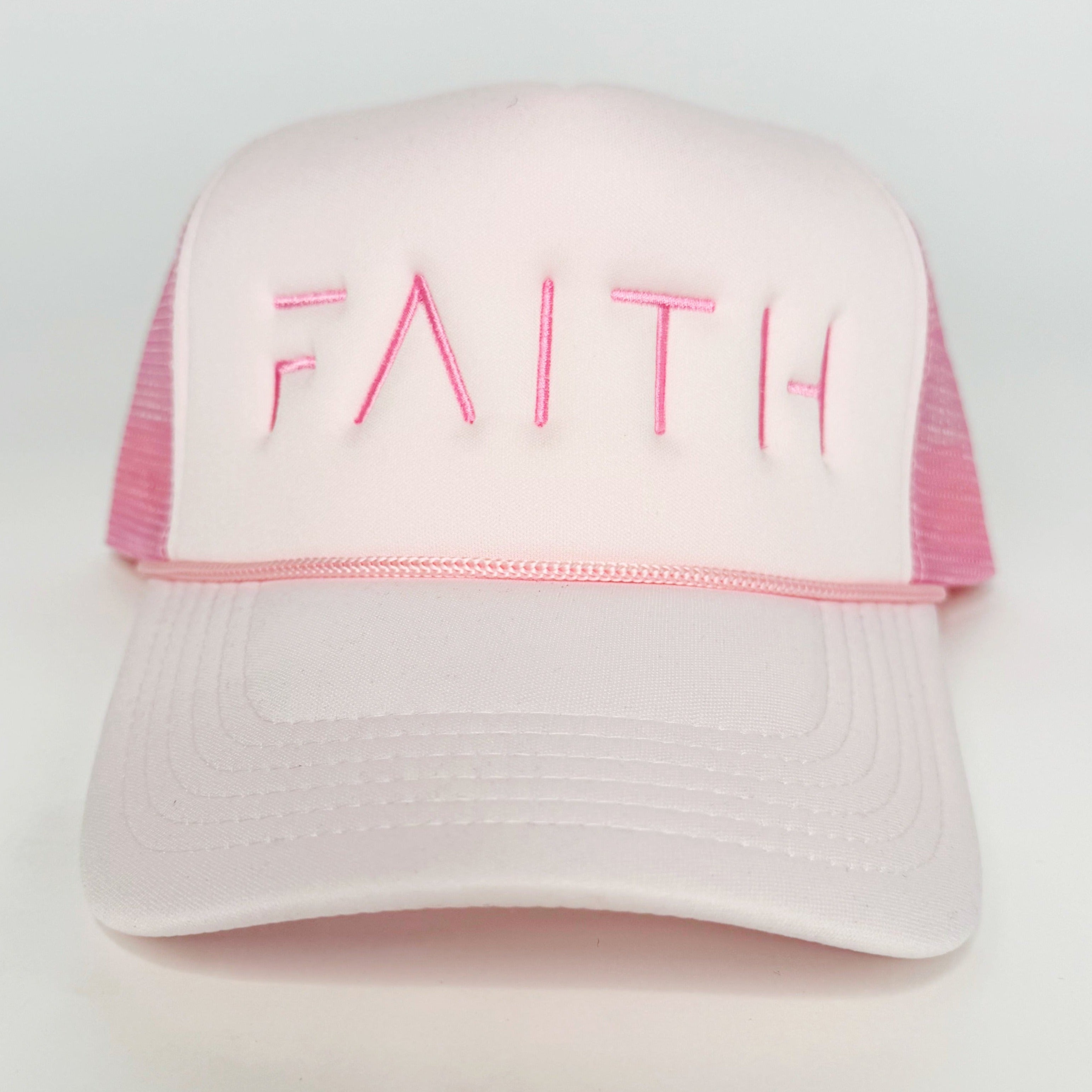 Faith Light Pink & Pink Trucker Hat