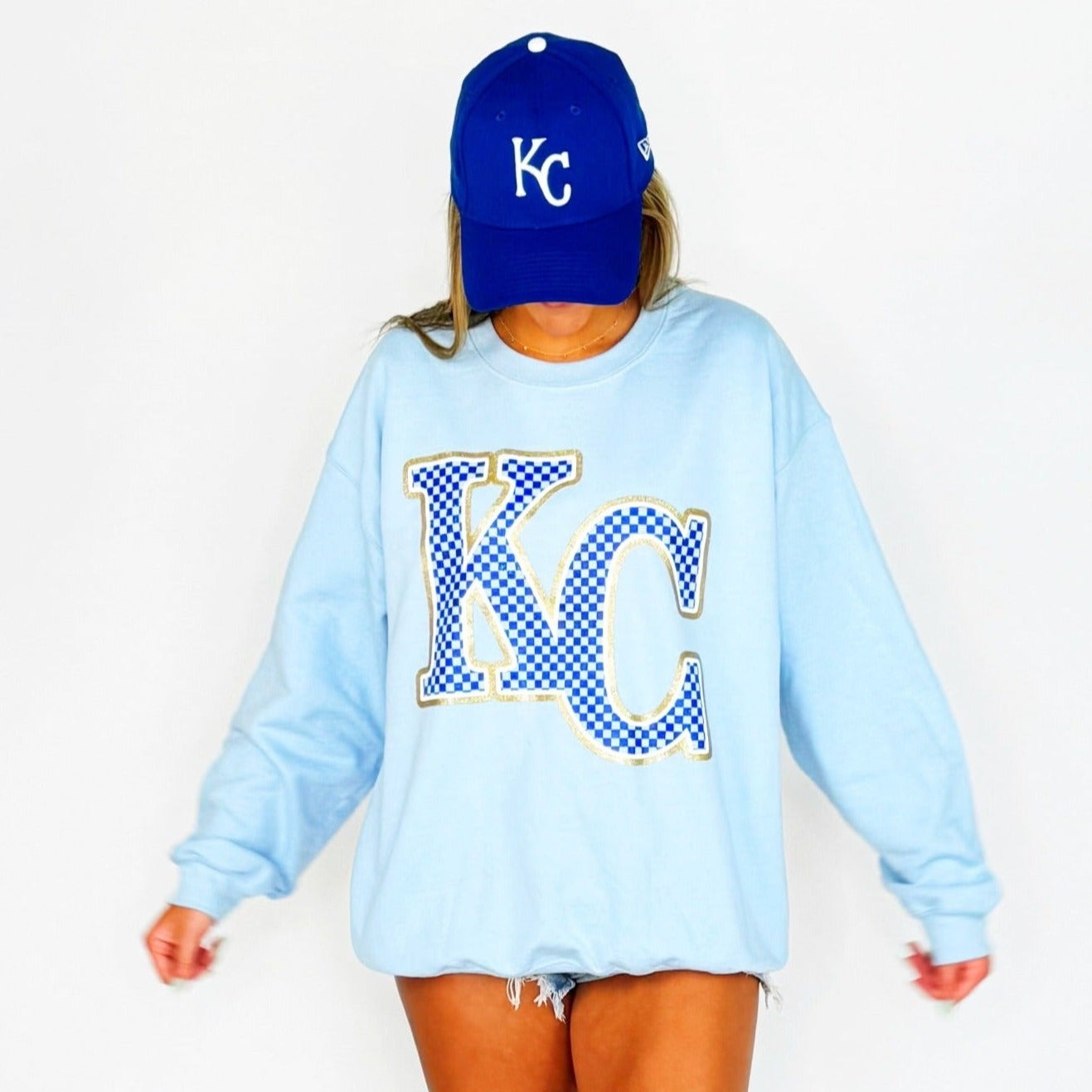 Kansas City Inspired Checkered Youth Adult Sweatshirt