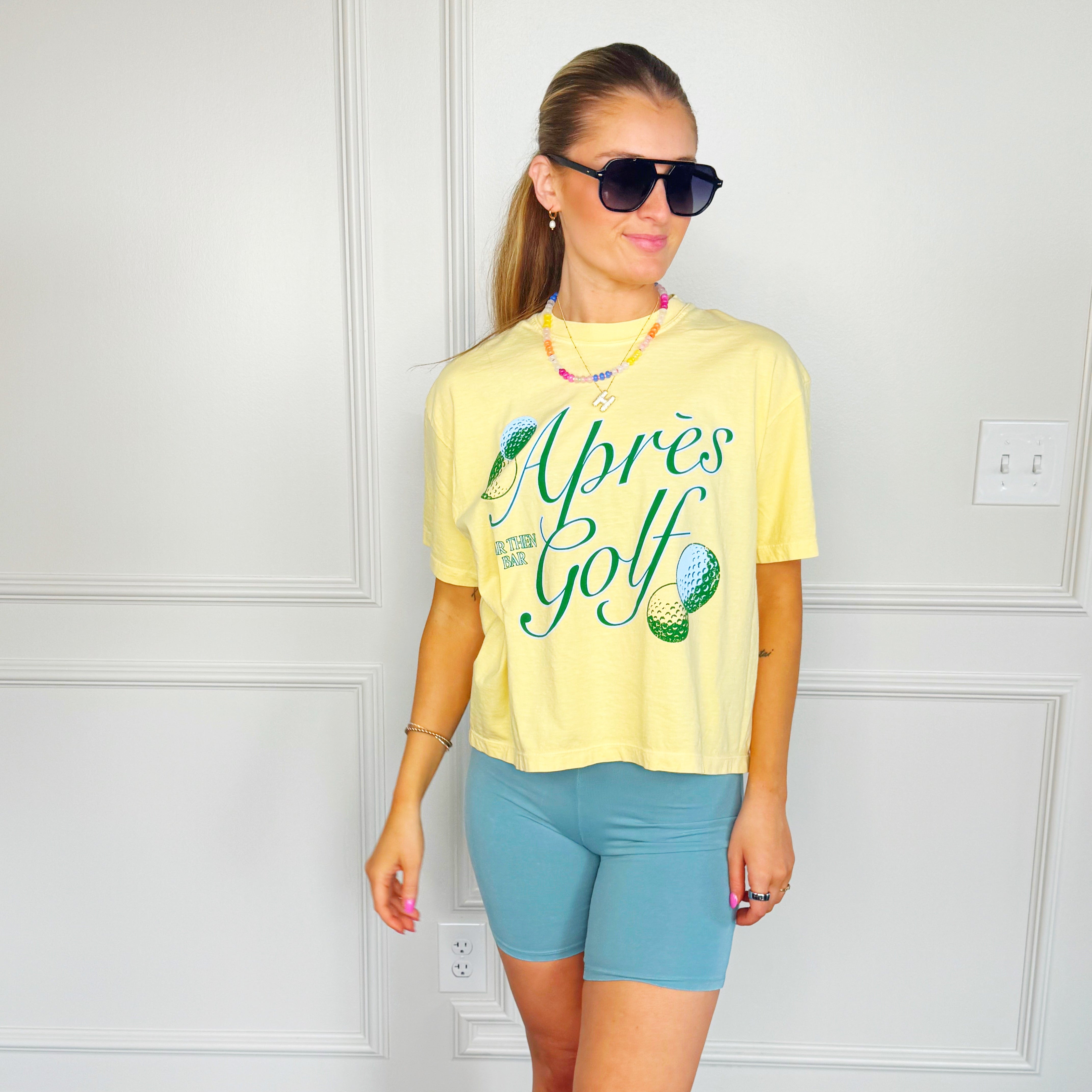 Par then Bar Après Golf Cropped Tee