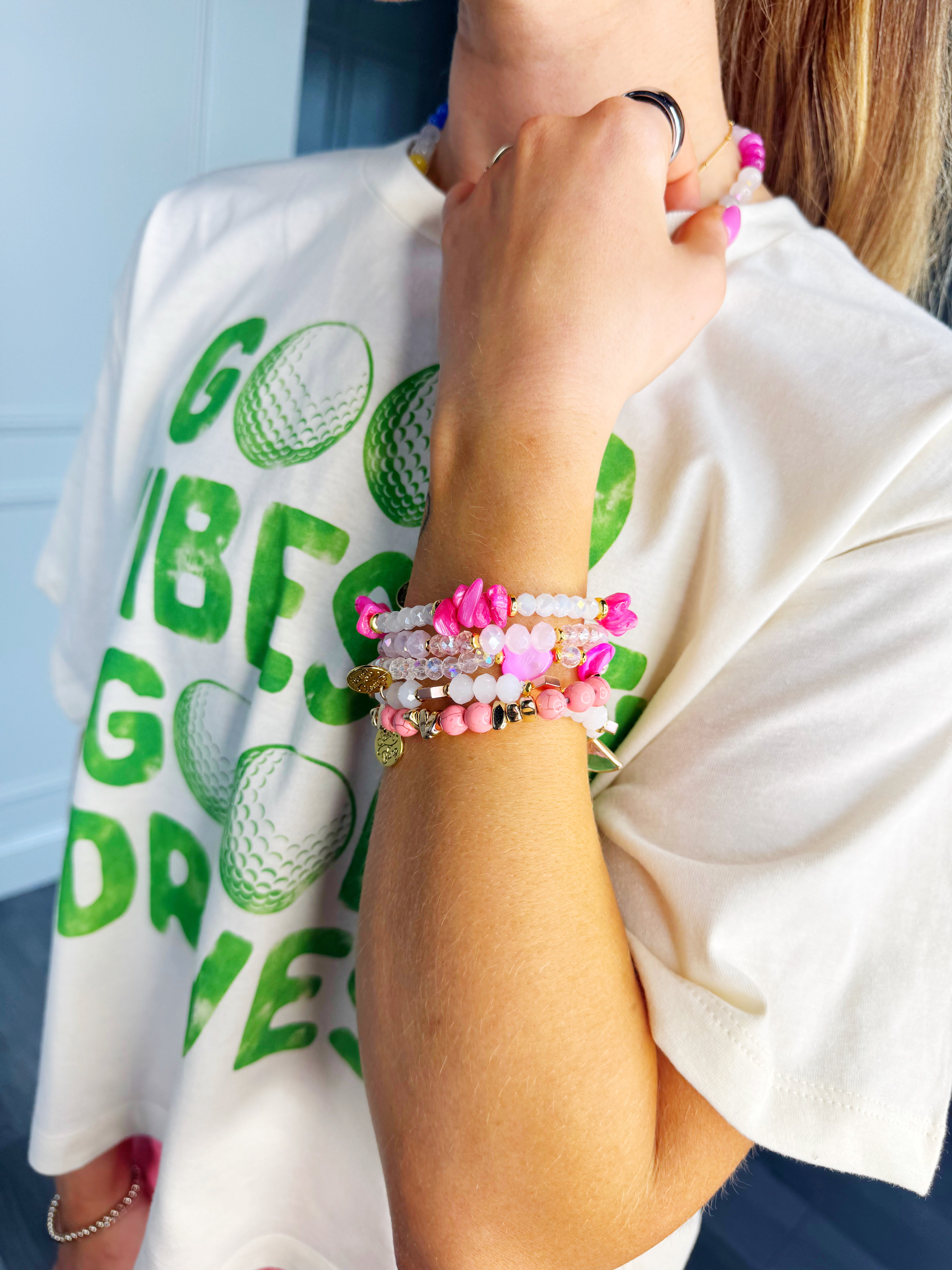Pink Charm Bracelets