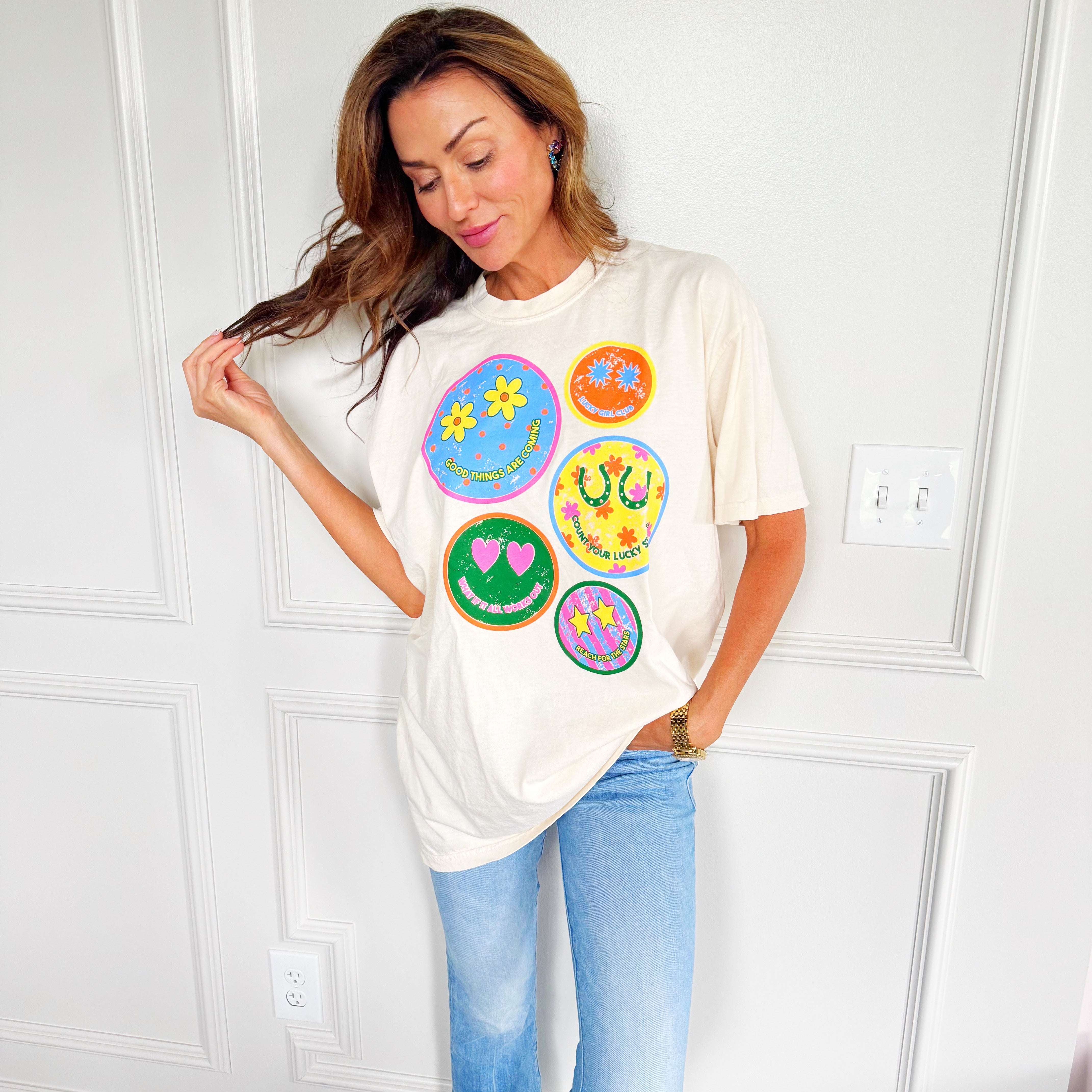 Dream Big Smiley Tee