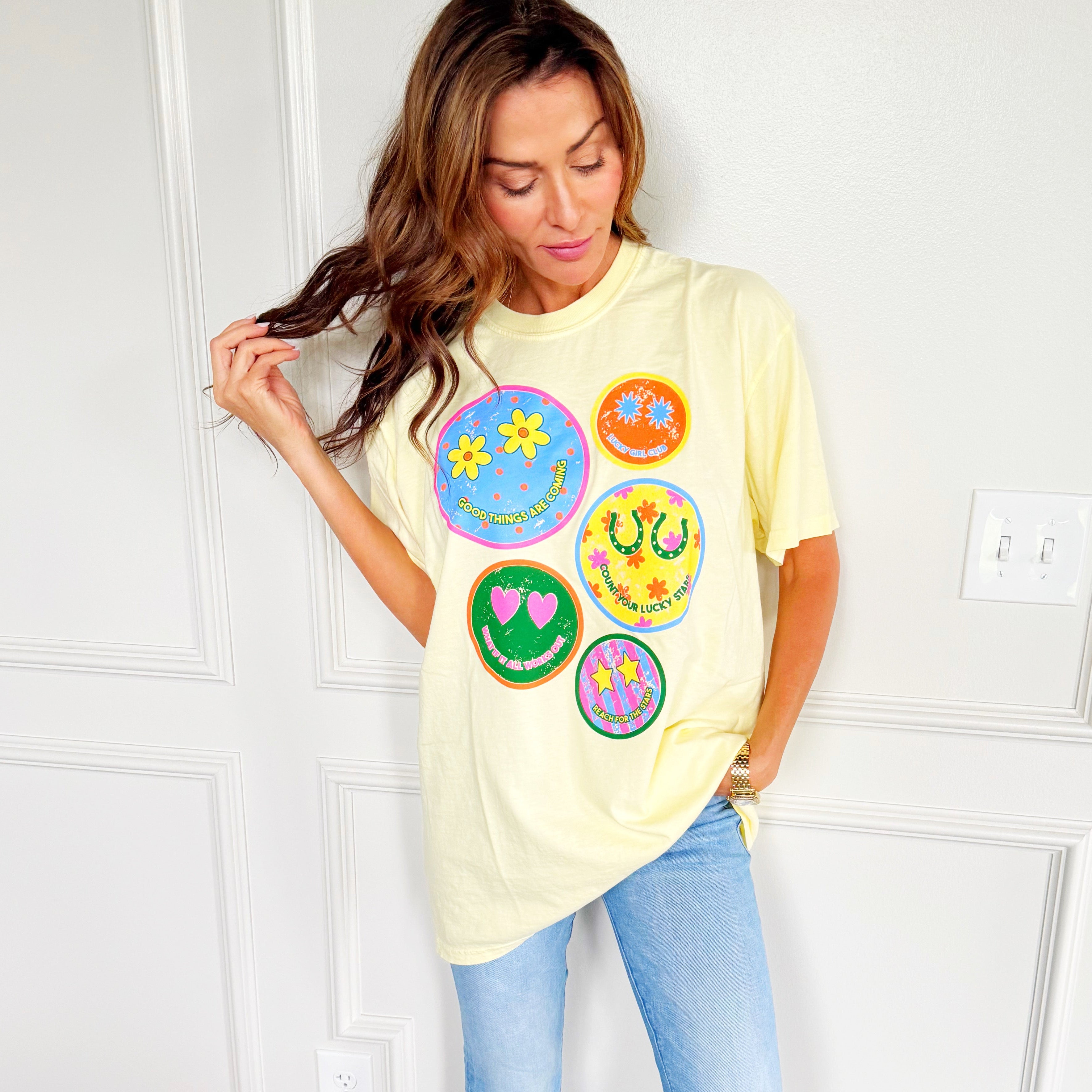 Dream Big Smiley Tee