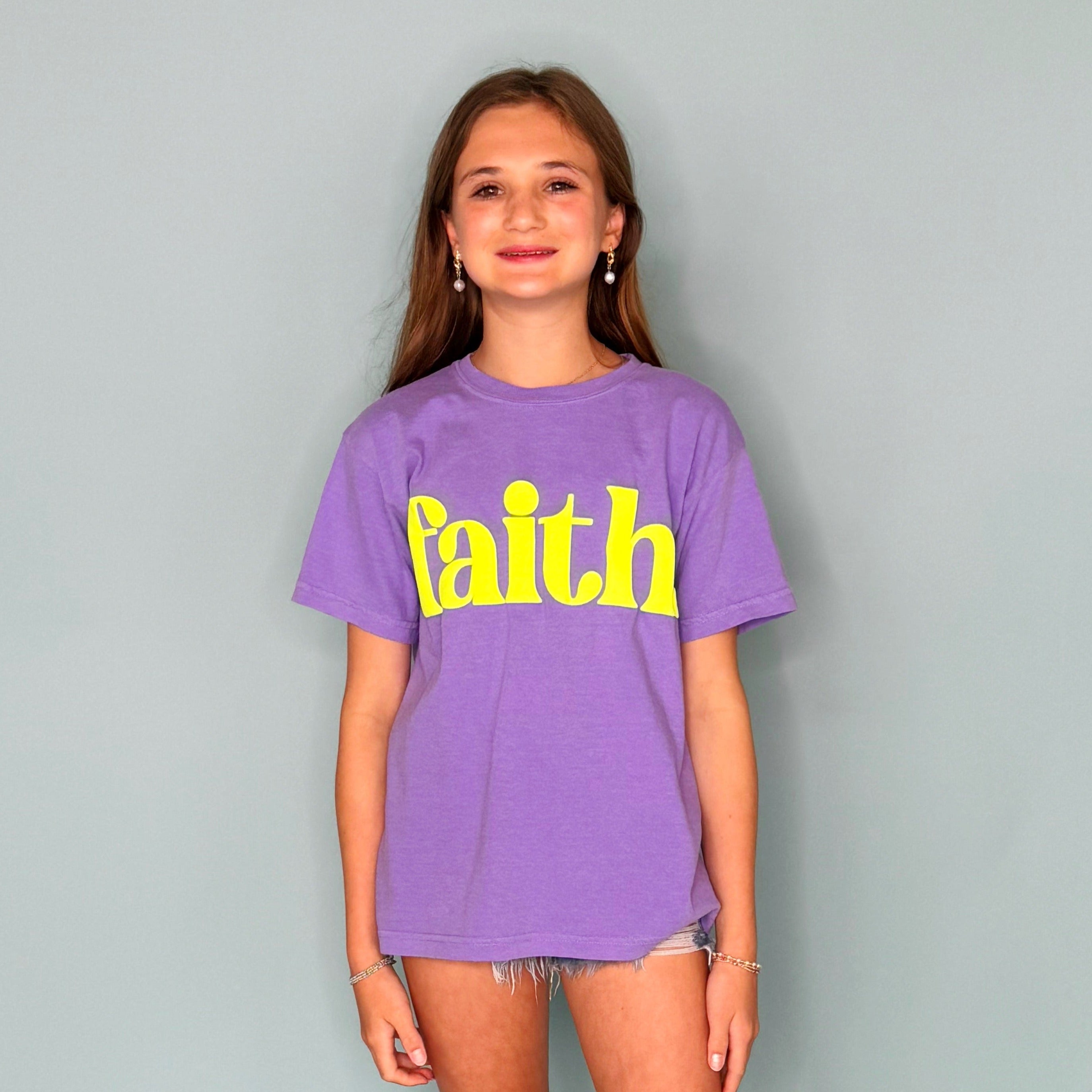 Puff Neon faith. Youth & Adult Tee
