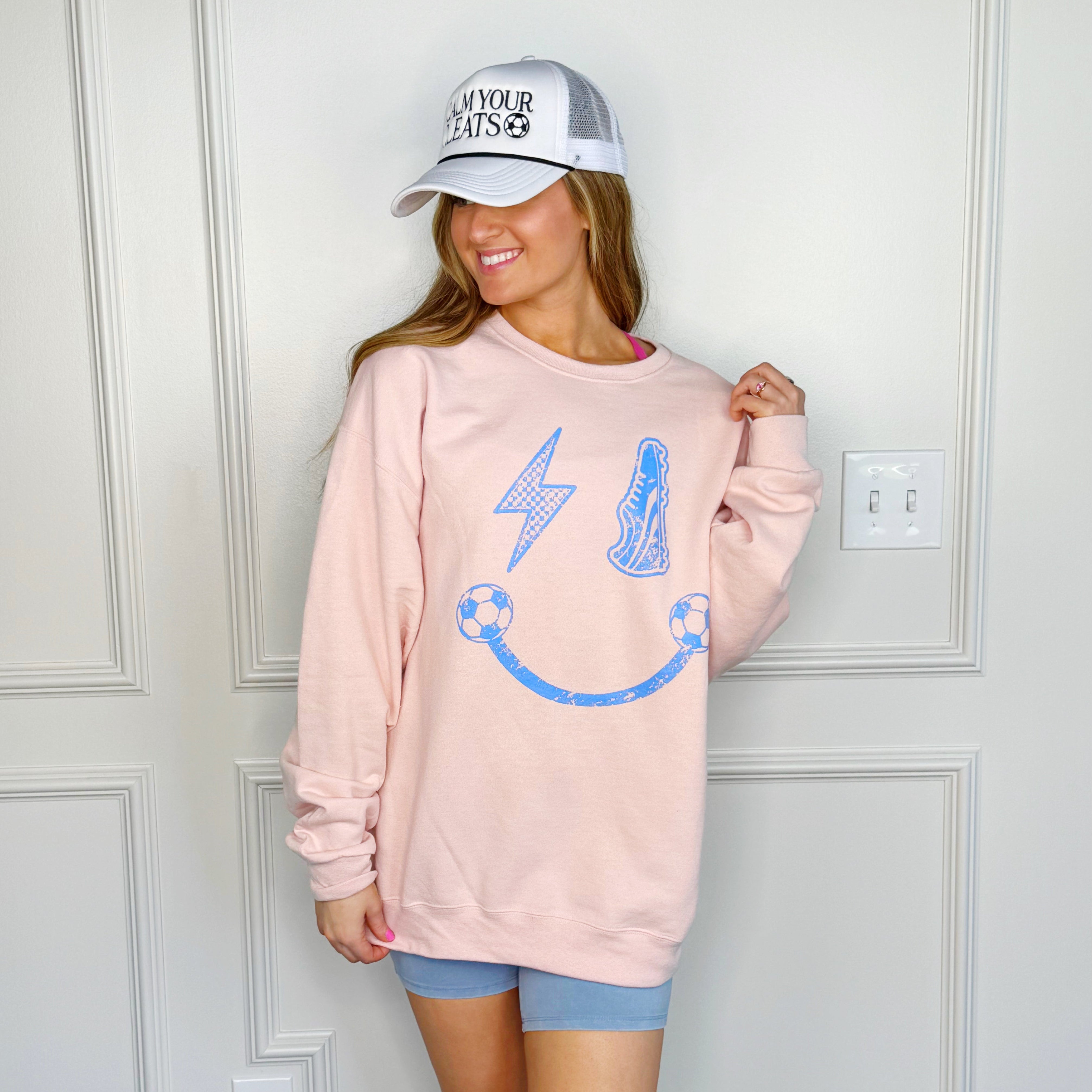 Soccer Smiley Sweatshirt