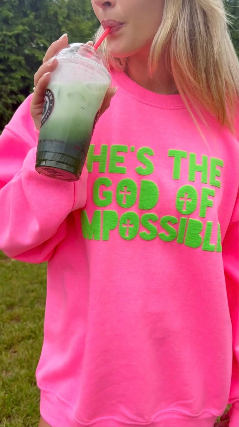 Puff He's The God Sweatshirt