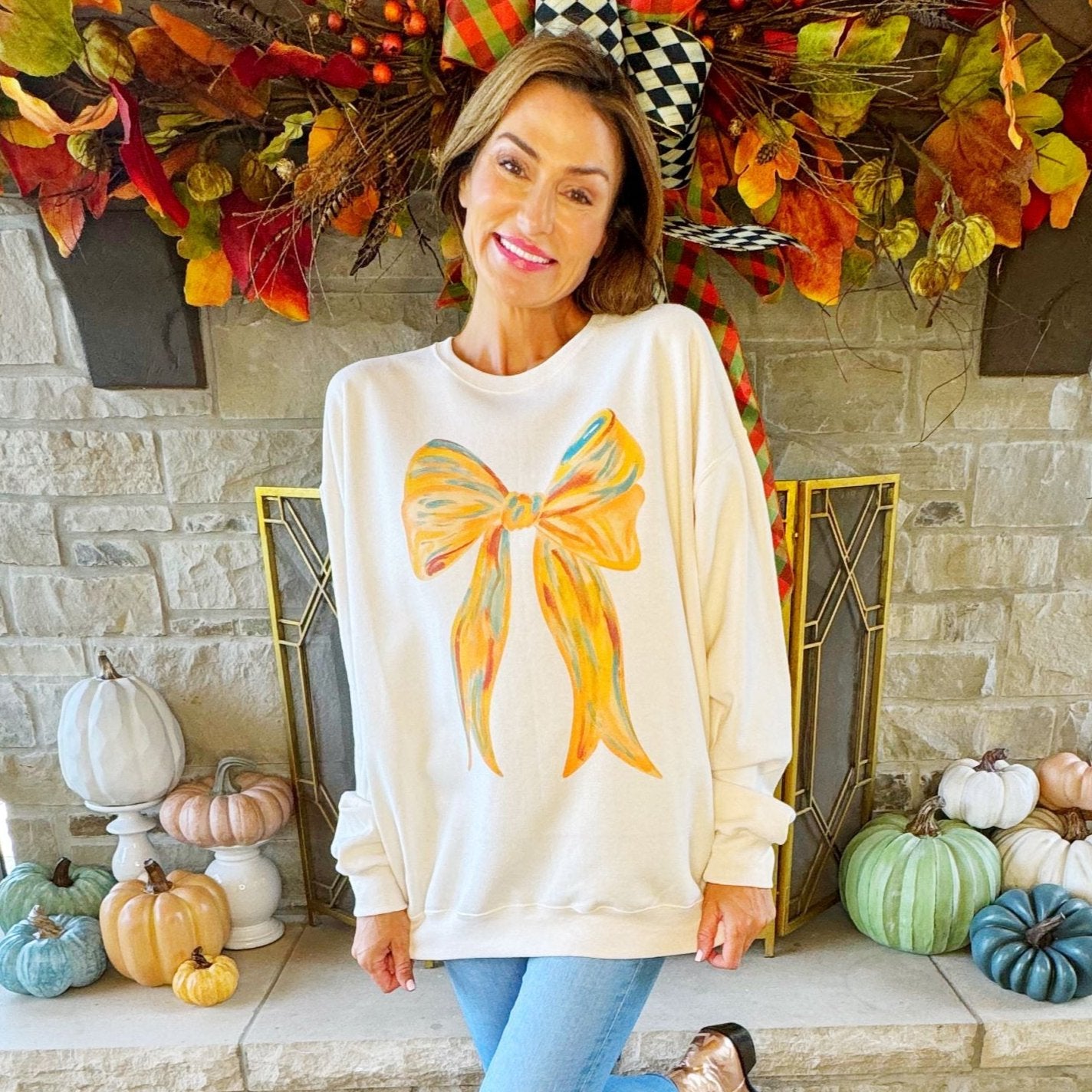 Autumn Bow Sweatshirt