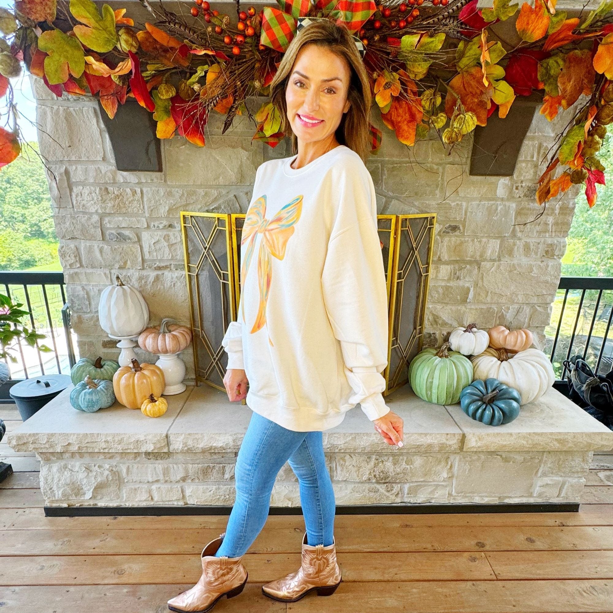 Autumn Bow Sweatshirt