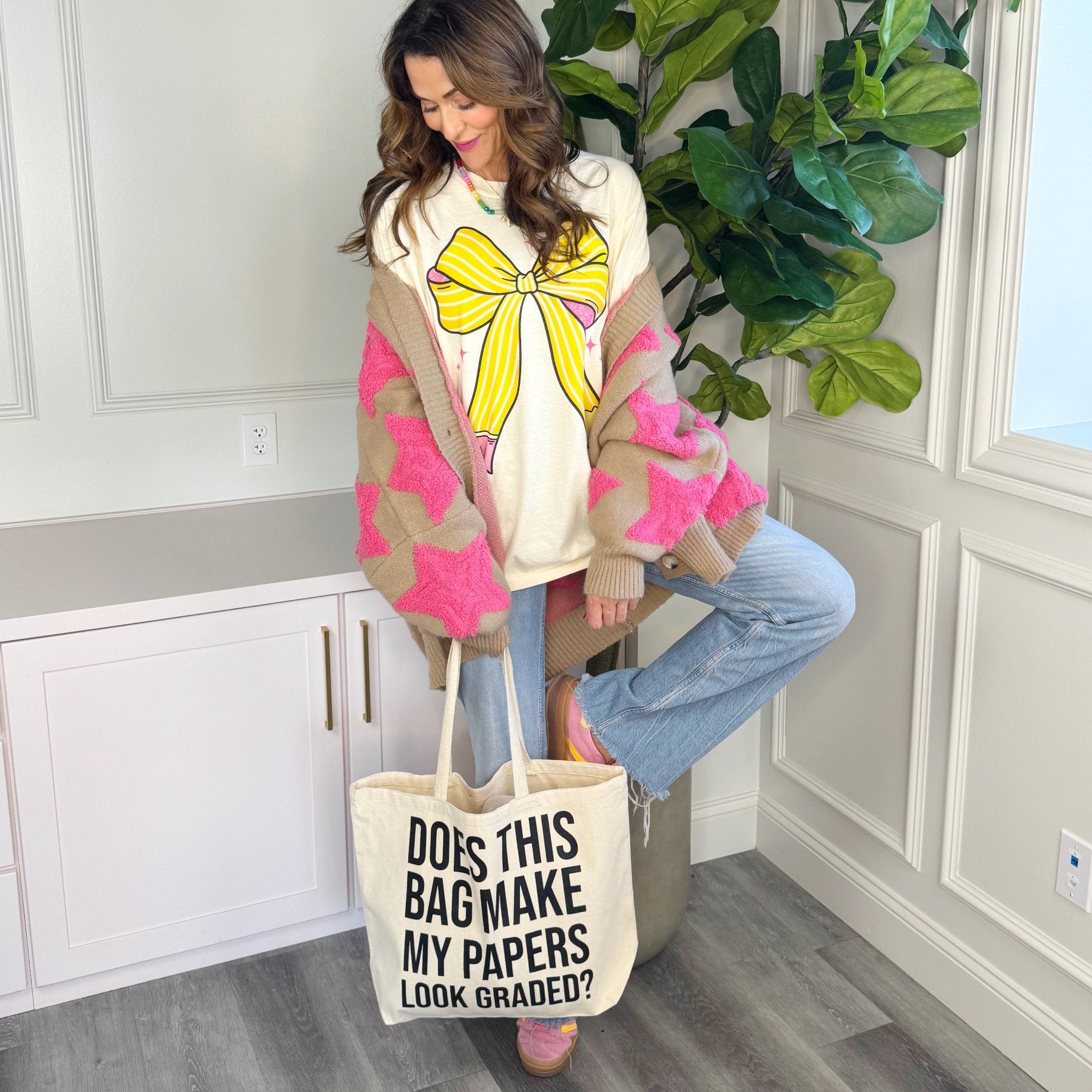 Does This Bag Make My Papers Look Graded Tote Bag