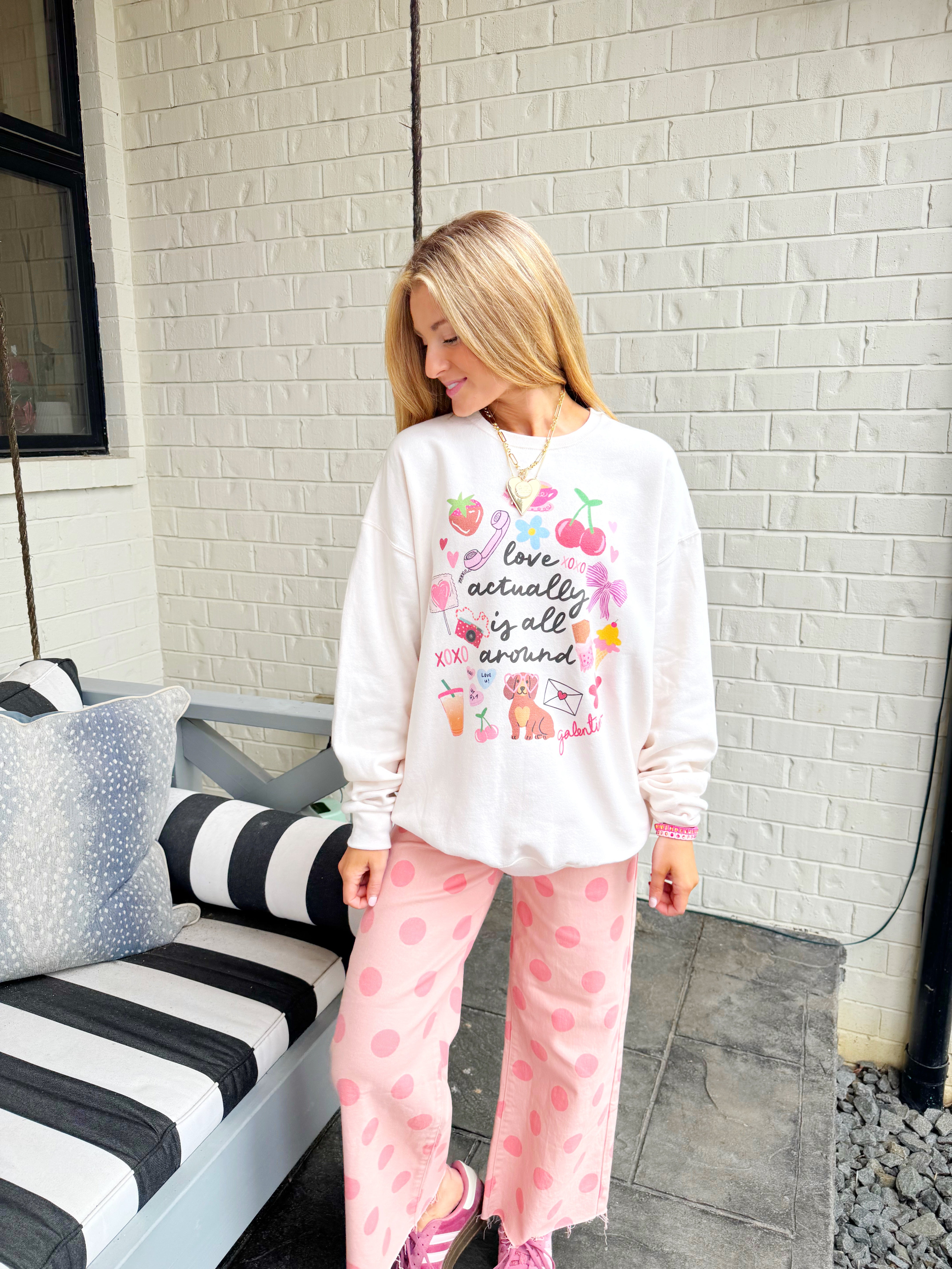 Love Actually Is All Around Youth & Adult Sweatshirt