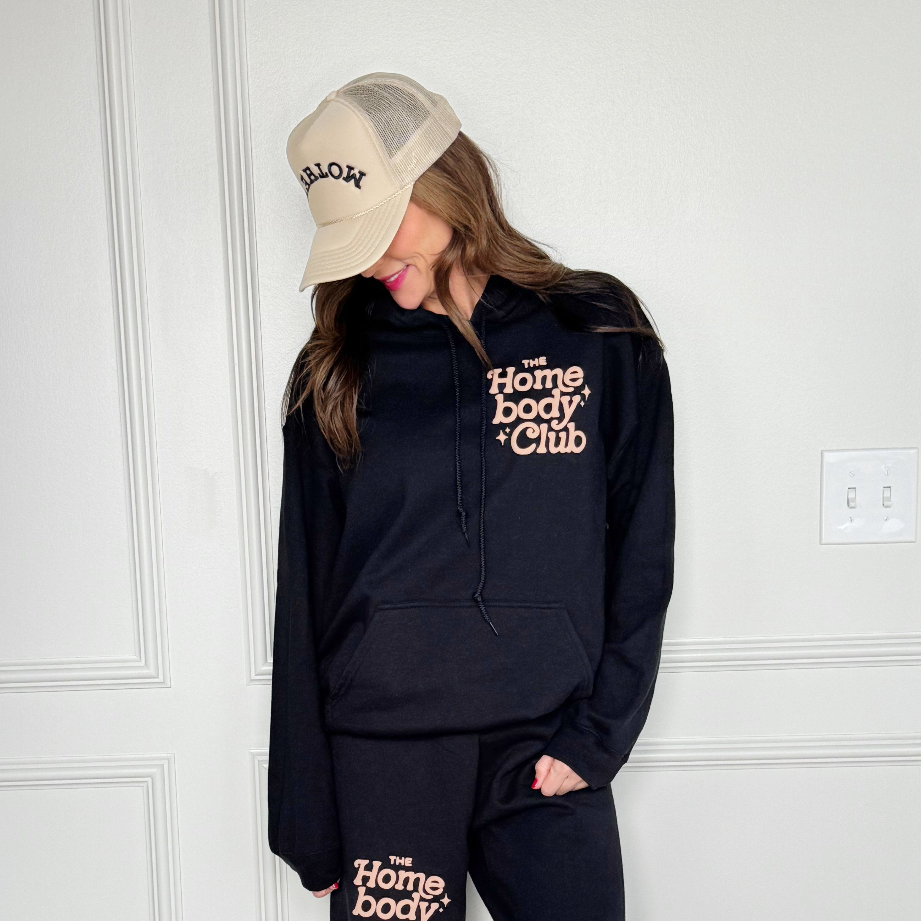 Puff Homebody Club Black Hoodie