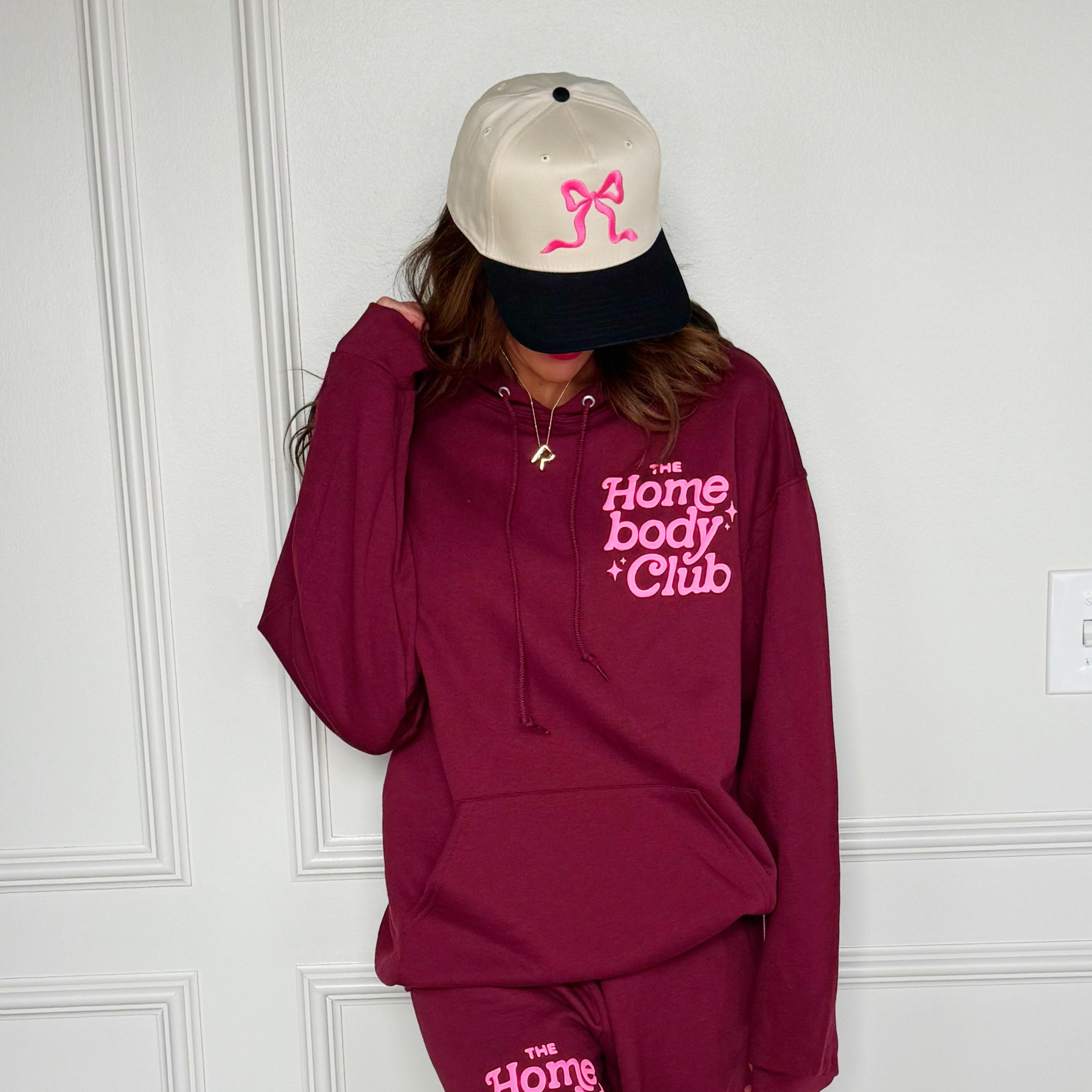 Puff Homebody Club Maroon Hoodie