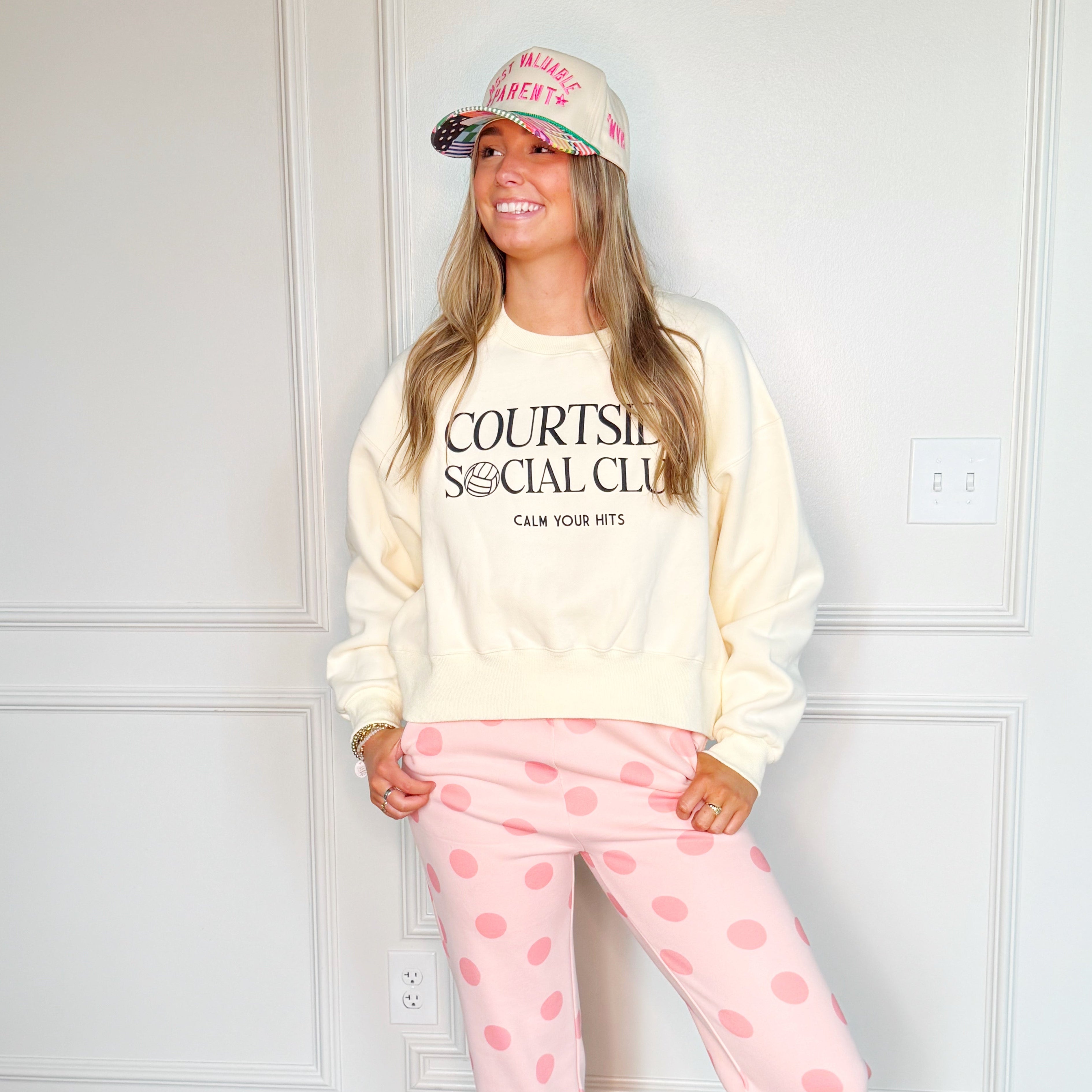 Courtside Social Club Crop Sweatshirt