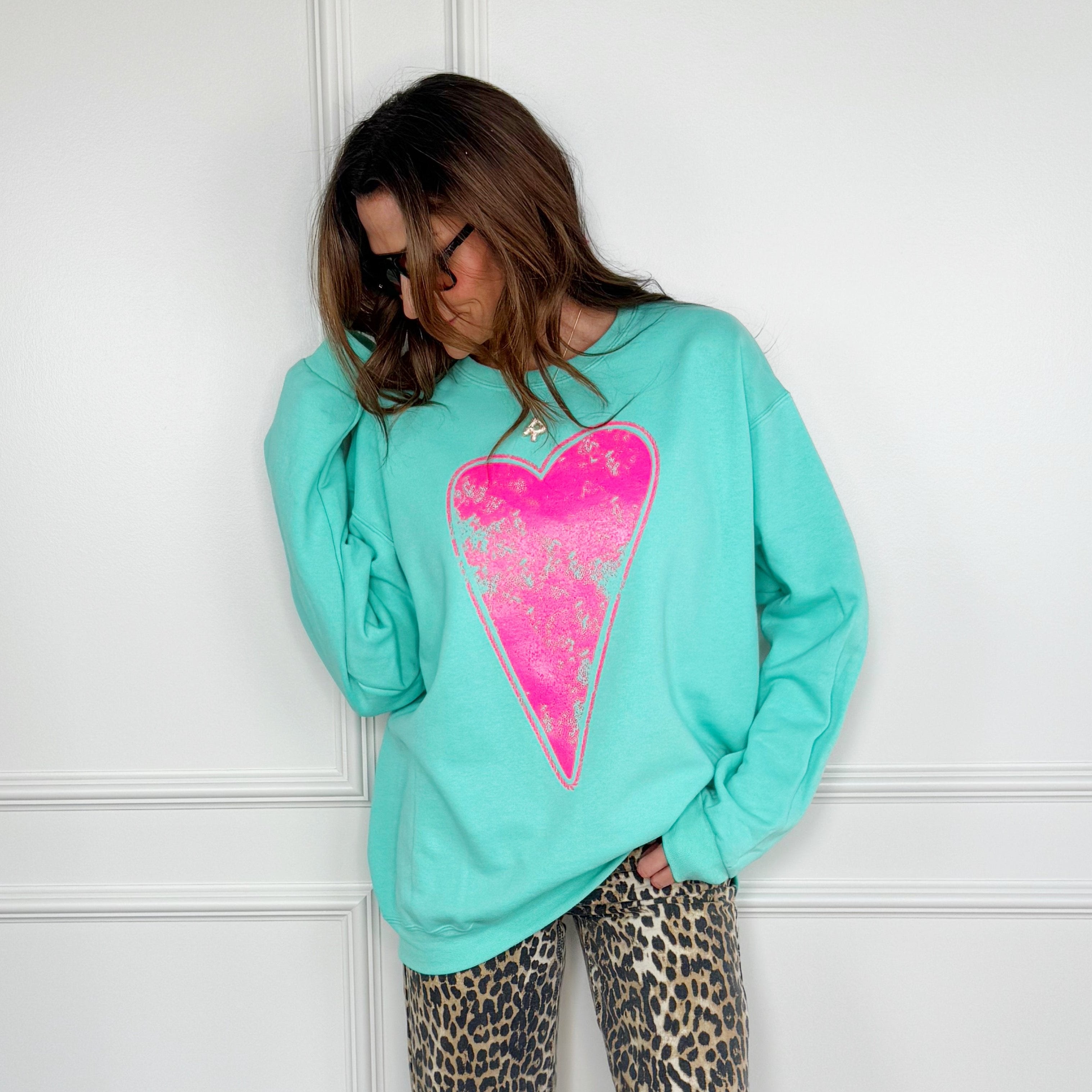 Grunge Heart Sweatshirt