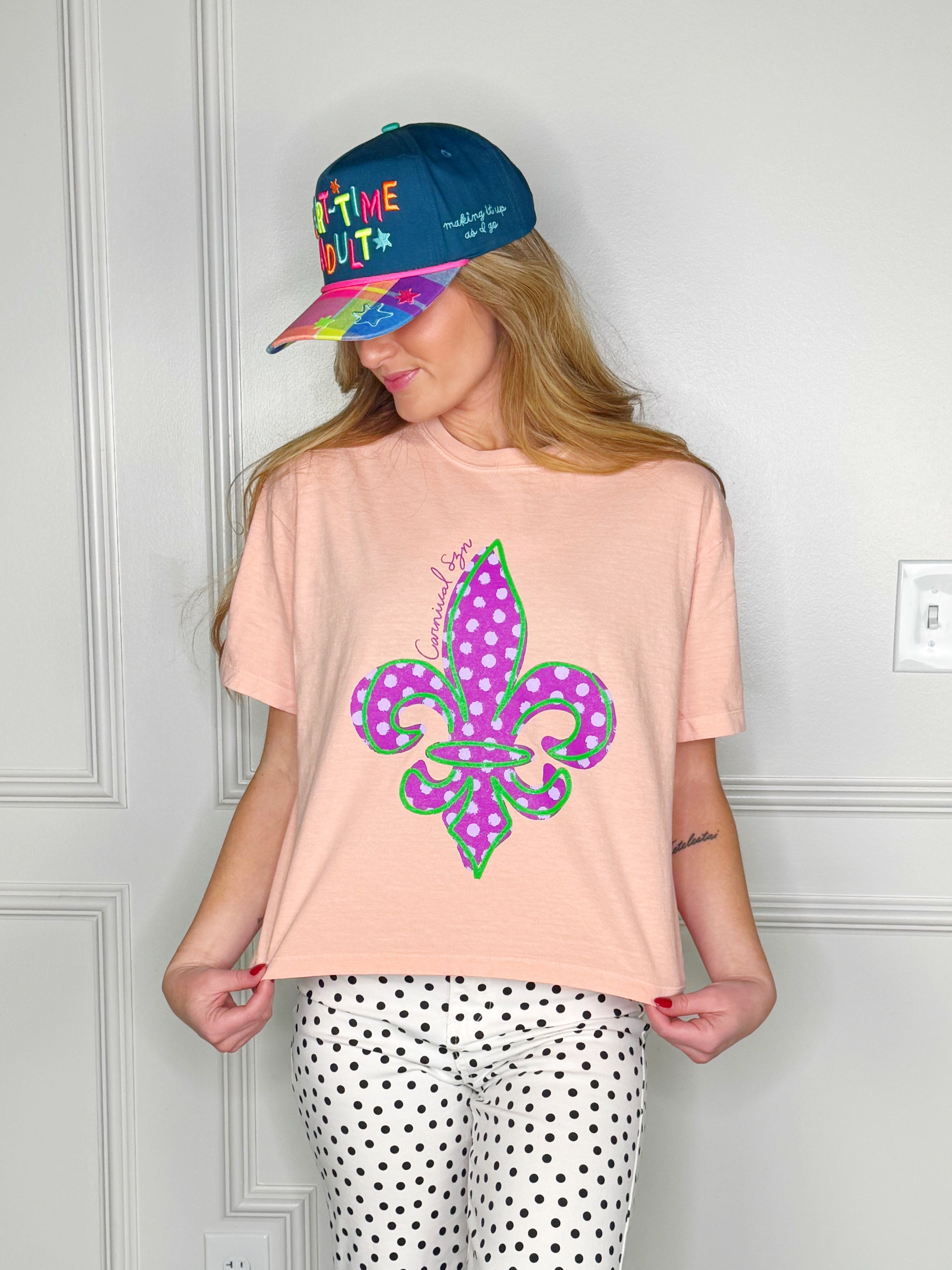 Fleur de lis Crop Tee