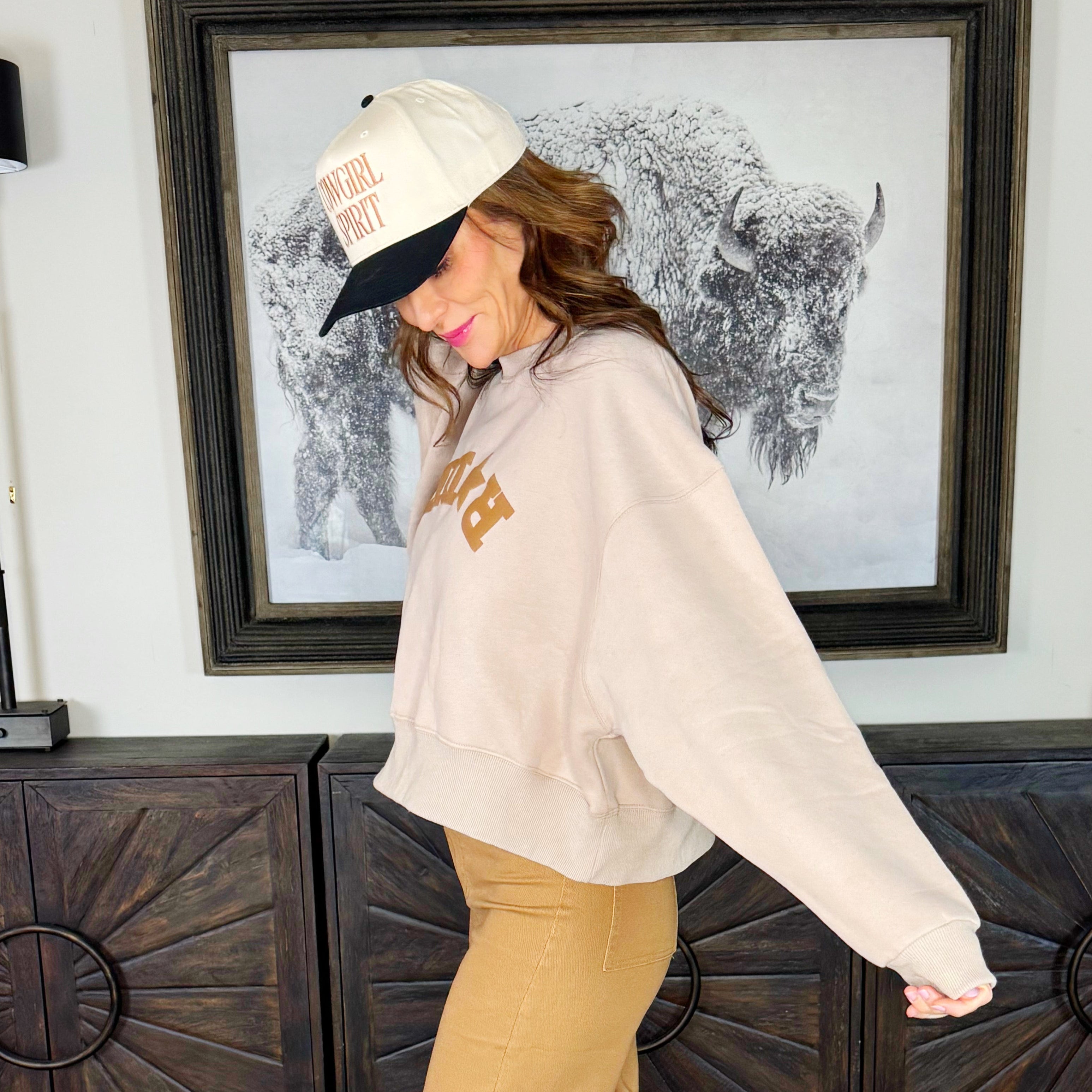 Upside-down Rodeo Puff Sweatshirt