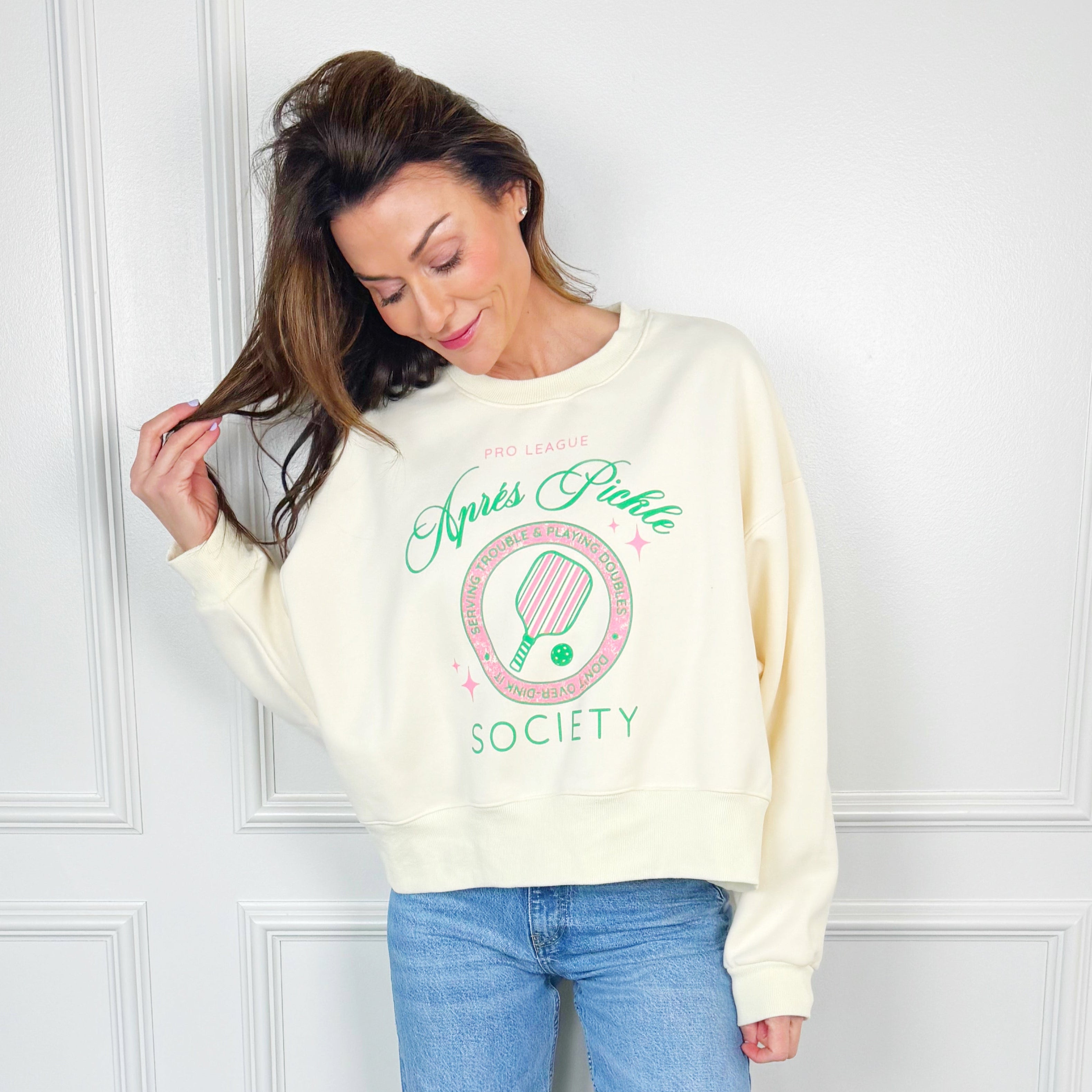 Après Pickle Crop Sweatshirt
