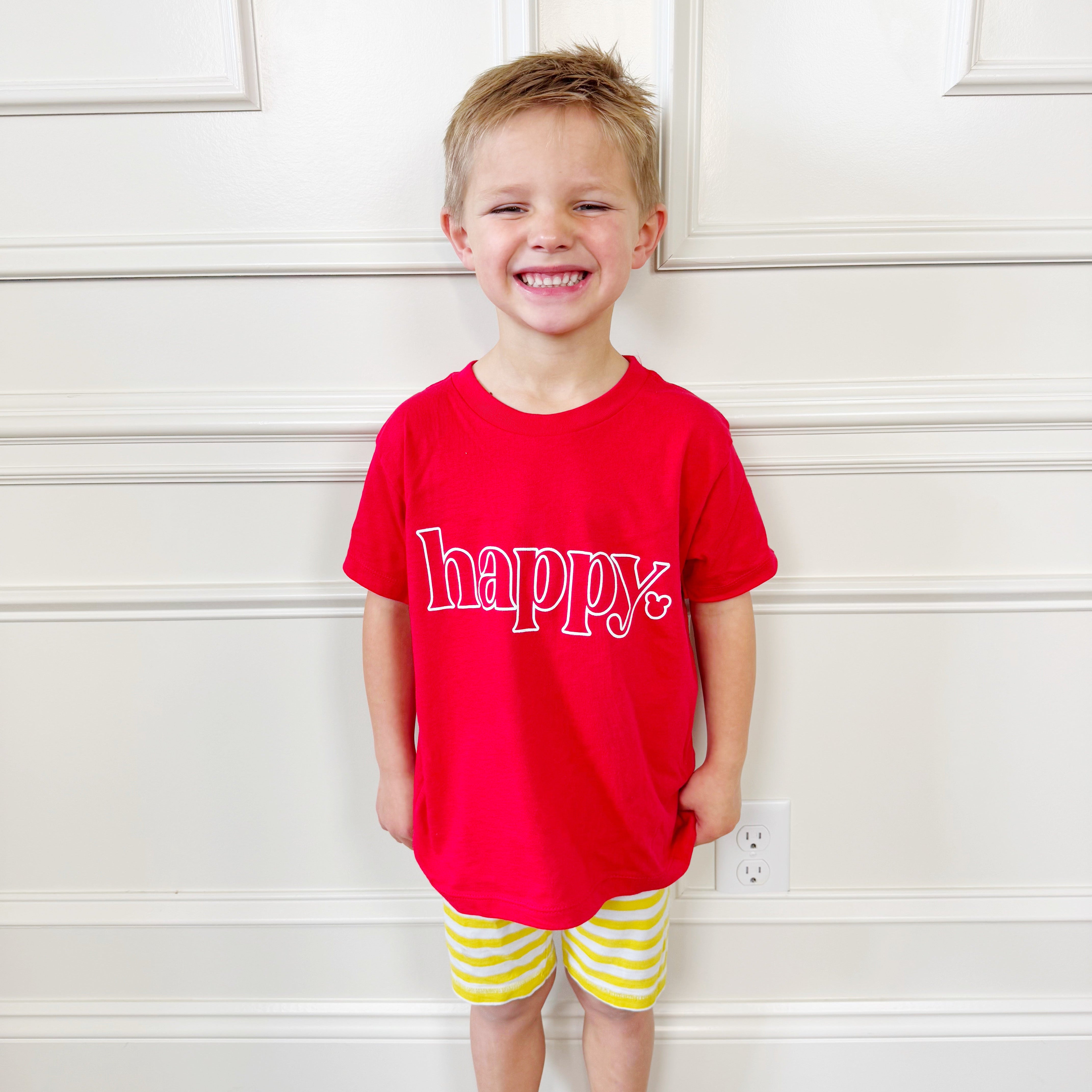Happy Mouse Youth & Adult tee