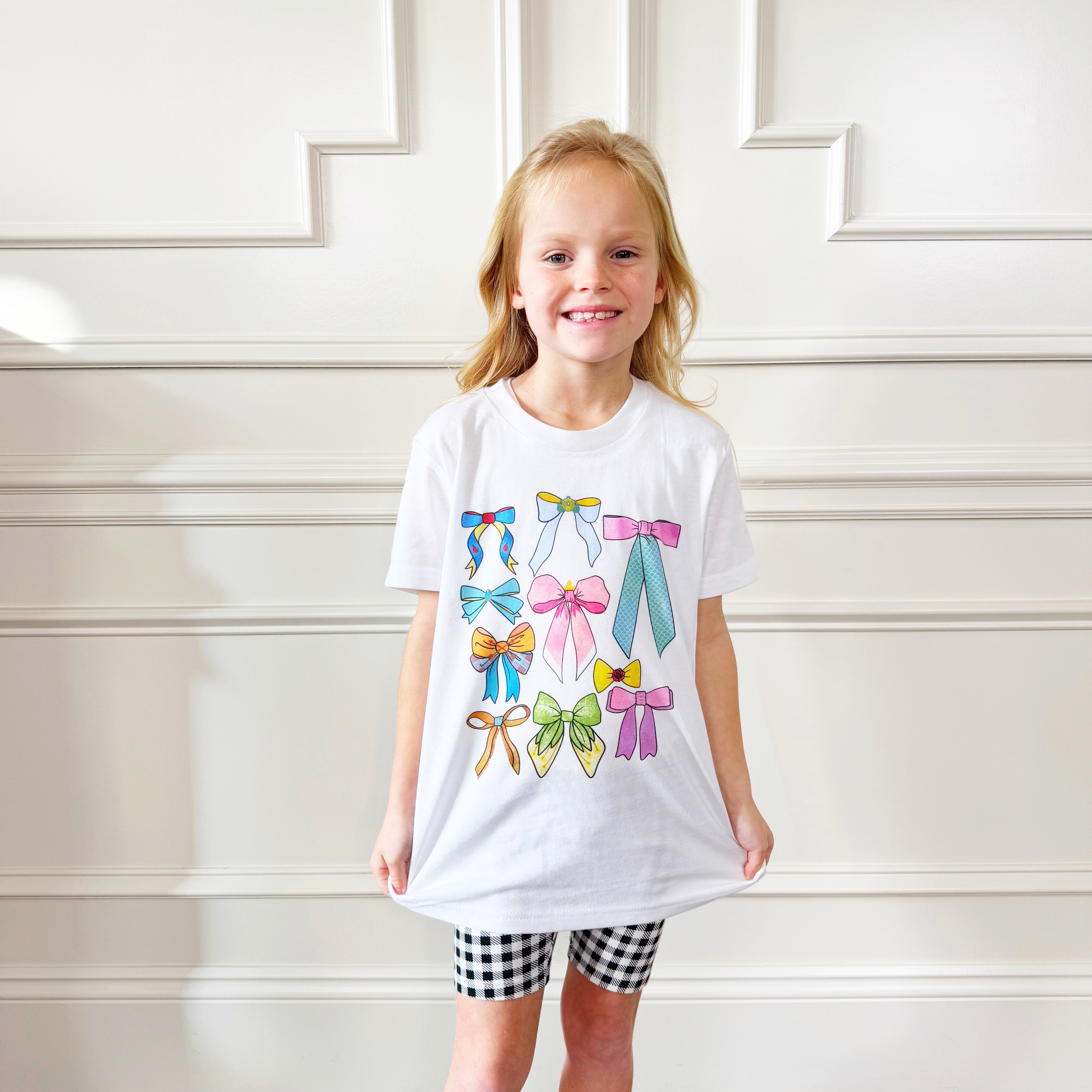 Princess Bow Collage Youth & Adult Tee