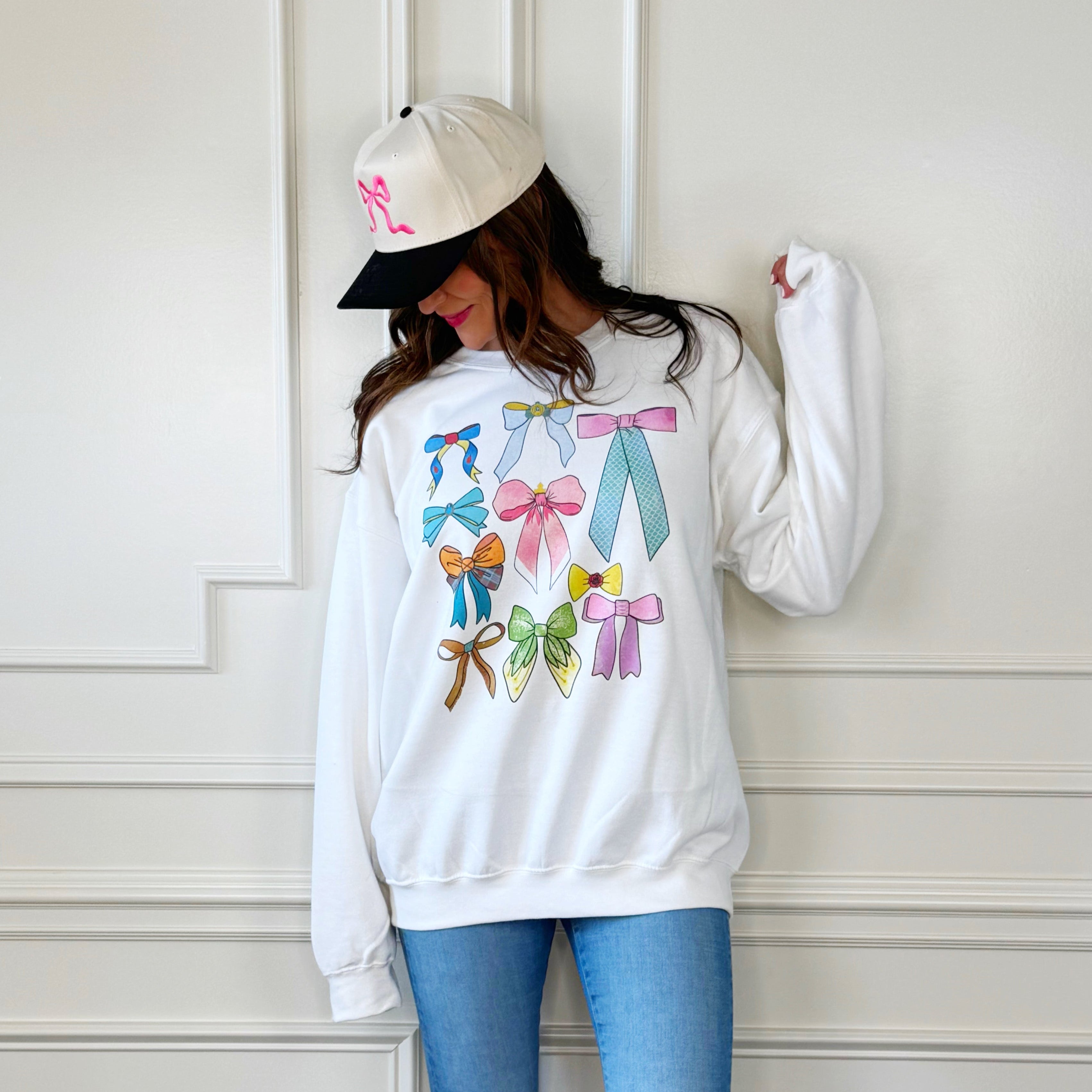 Princess Bow Collage Youth & Adult Sweatshirt