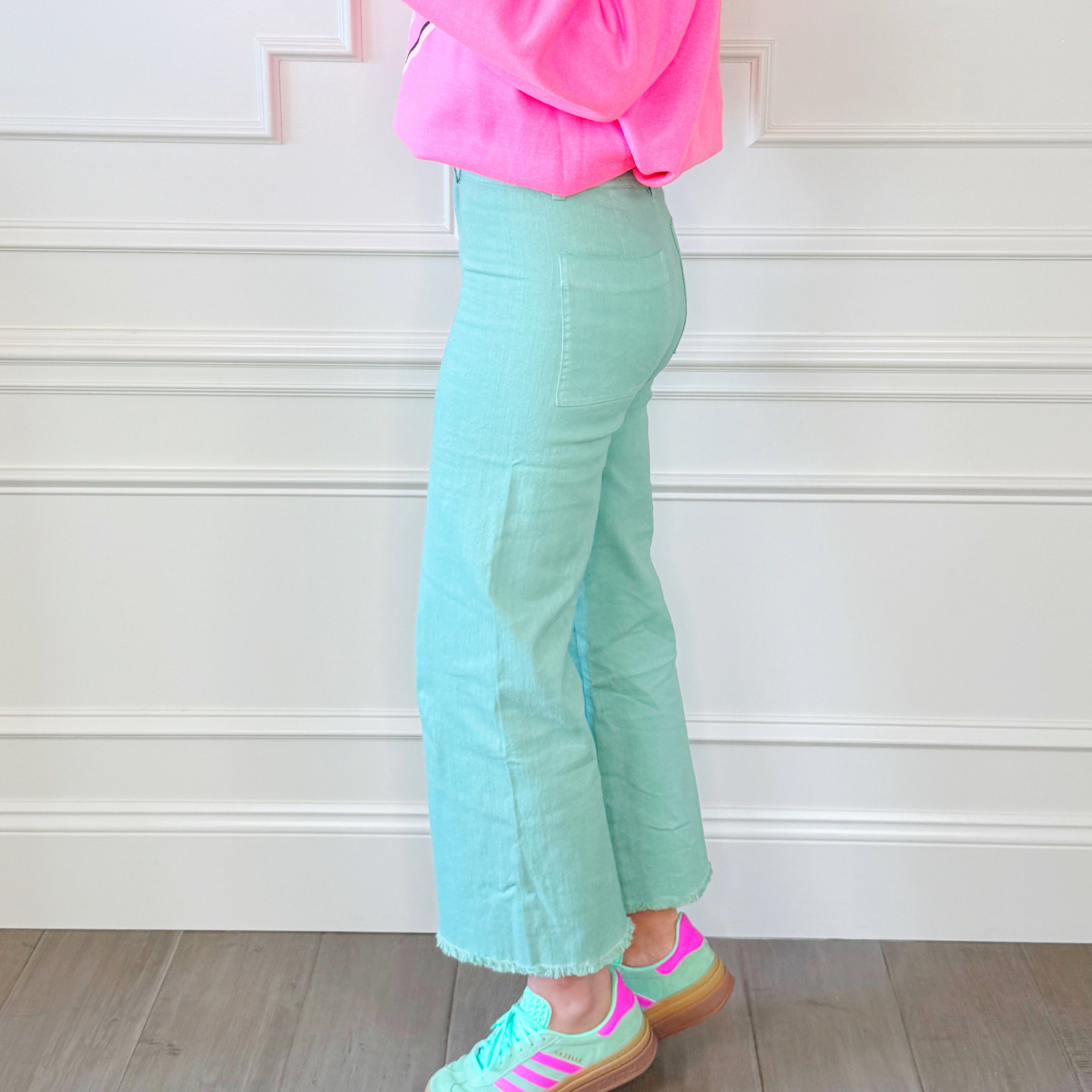 Mint Wide Leg Pant