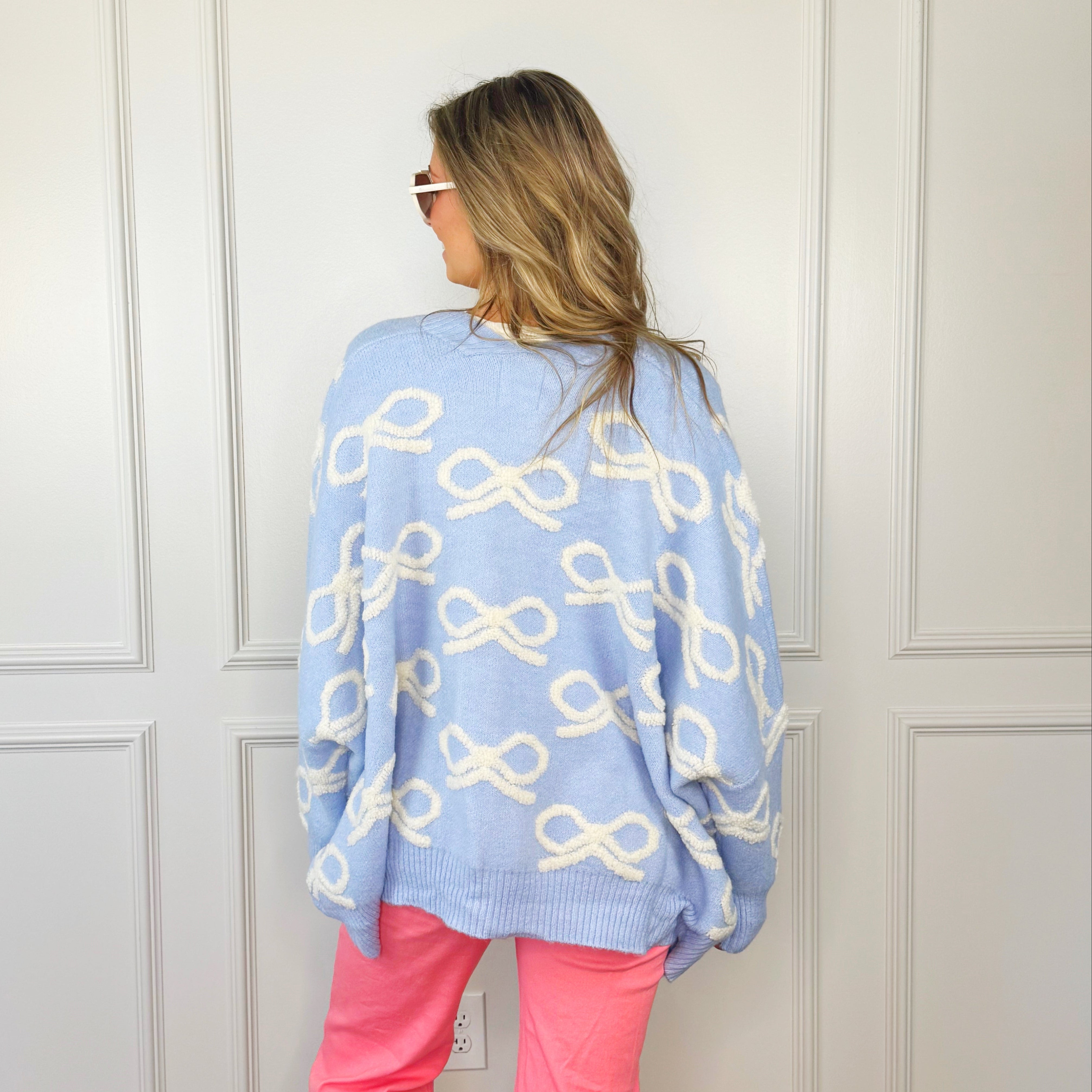 Blue Bows Cardigan