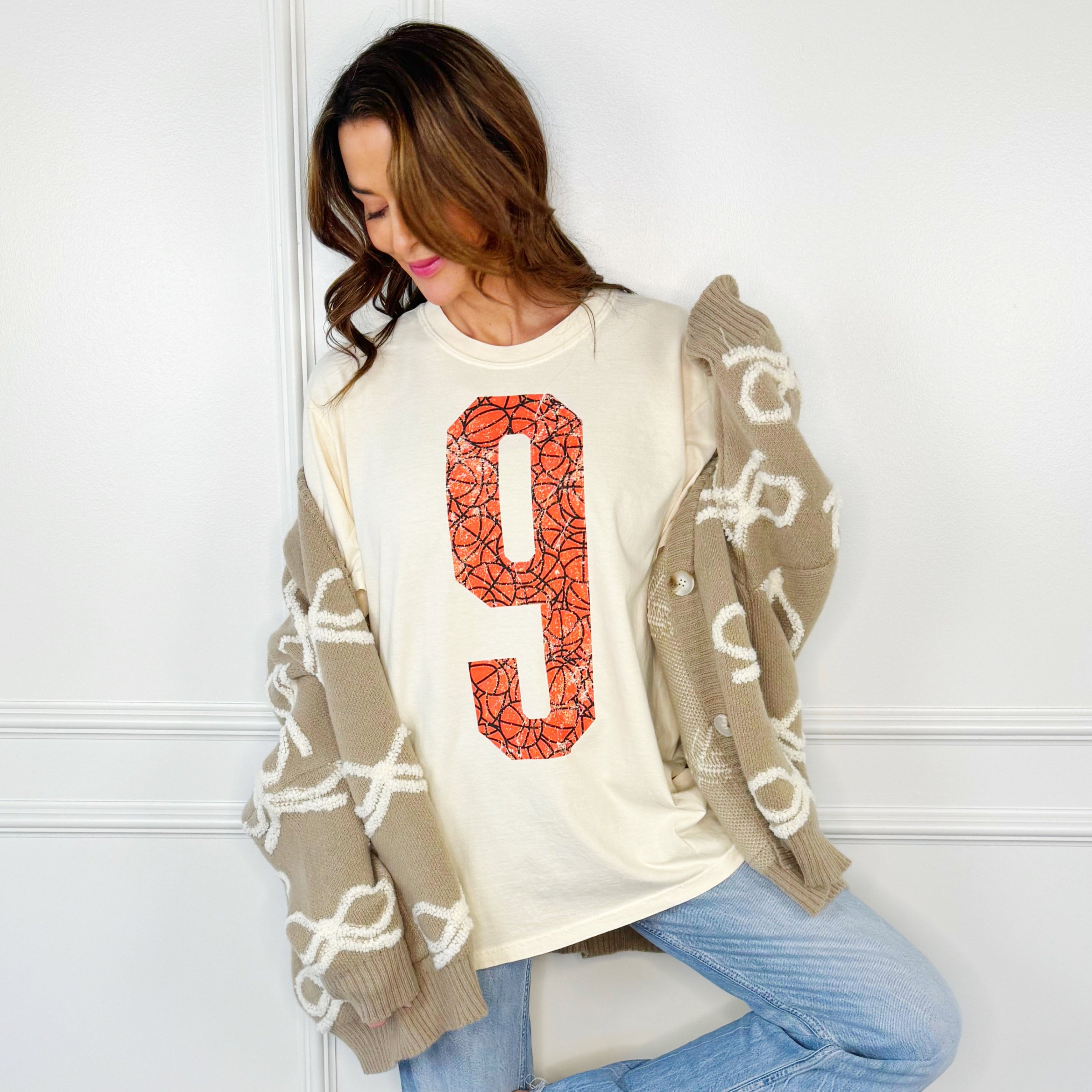 Custom Basketball Number Tee