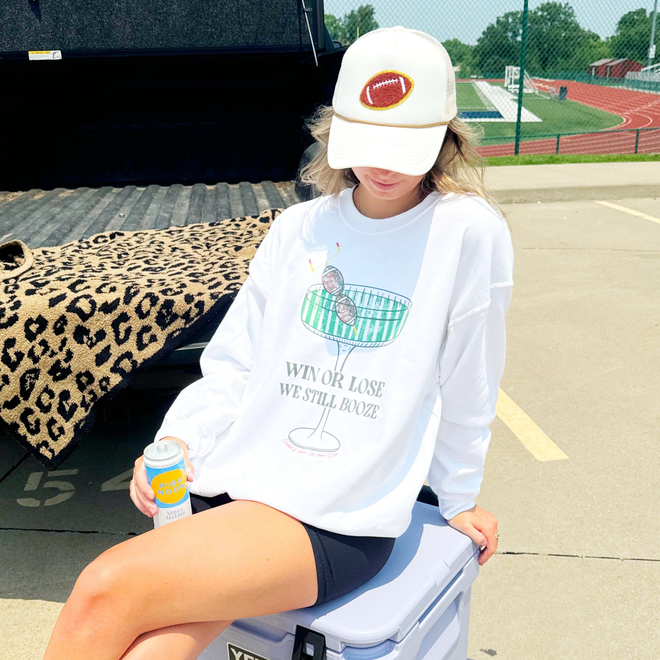 Win or Lose We still Booze Sweatshirt