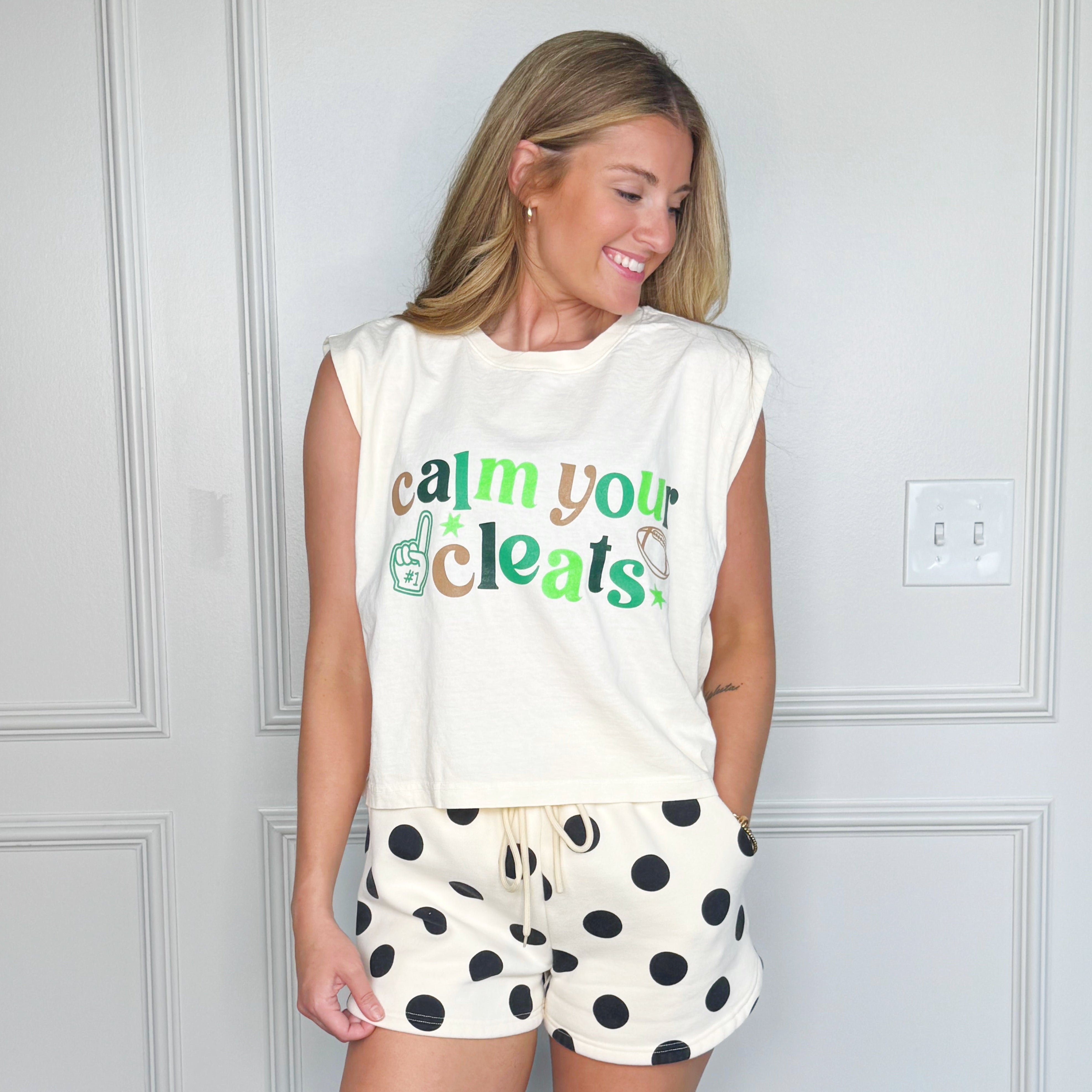 Calm Your Cleats Football Tank