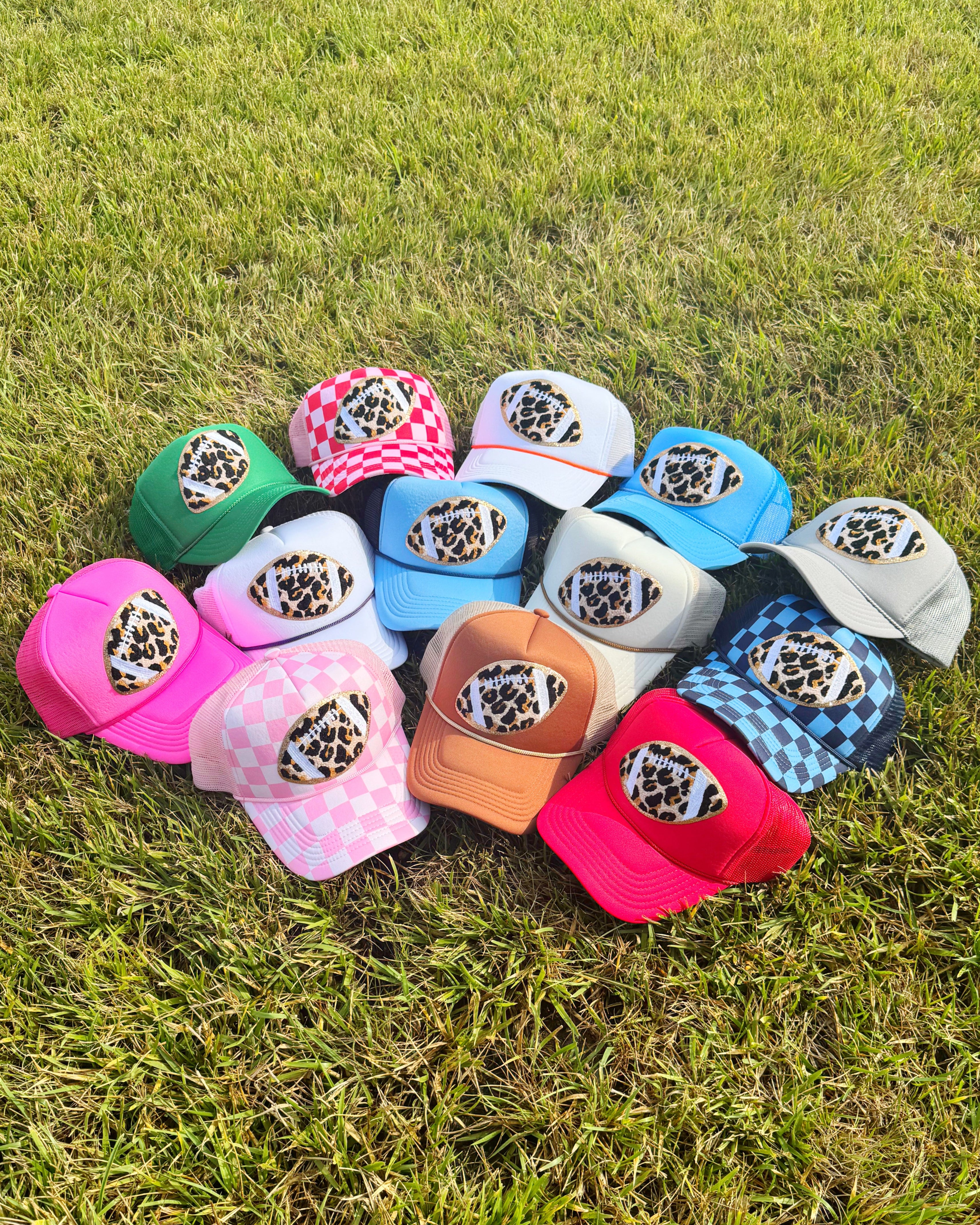 Leopard Football Patch Hat