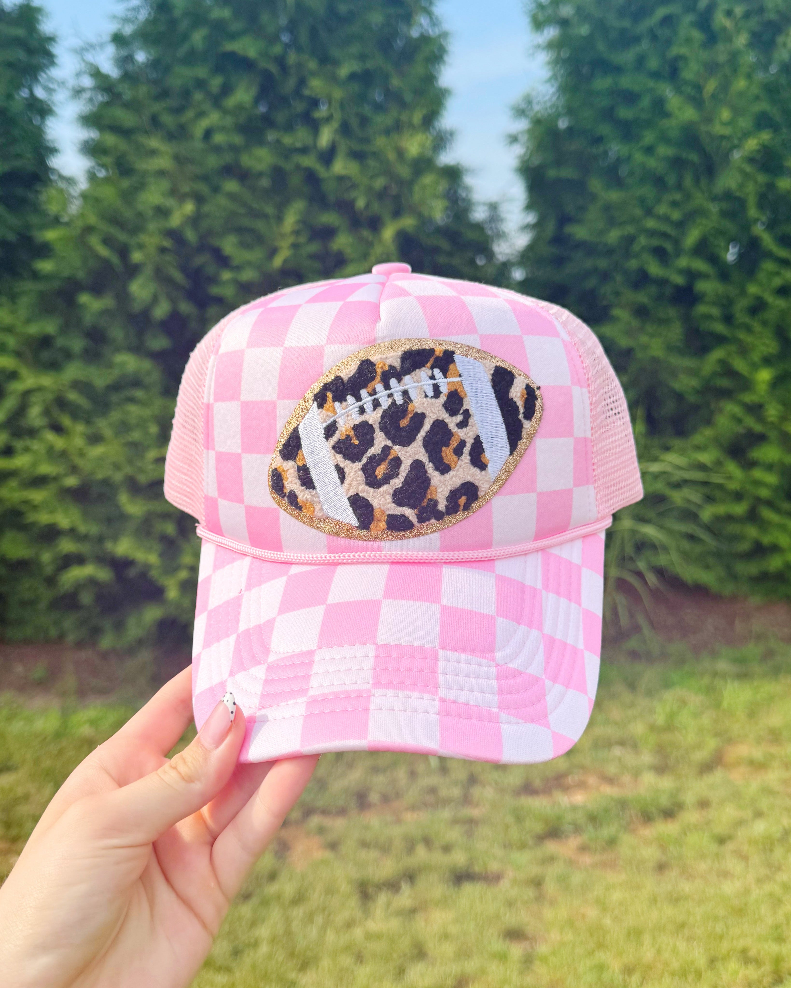 Leopard Football Patch Hat