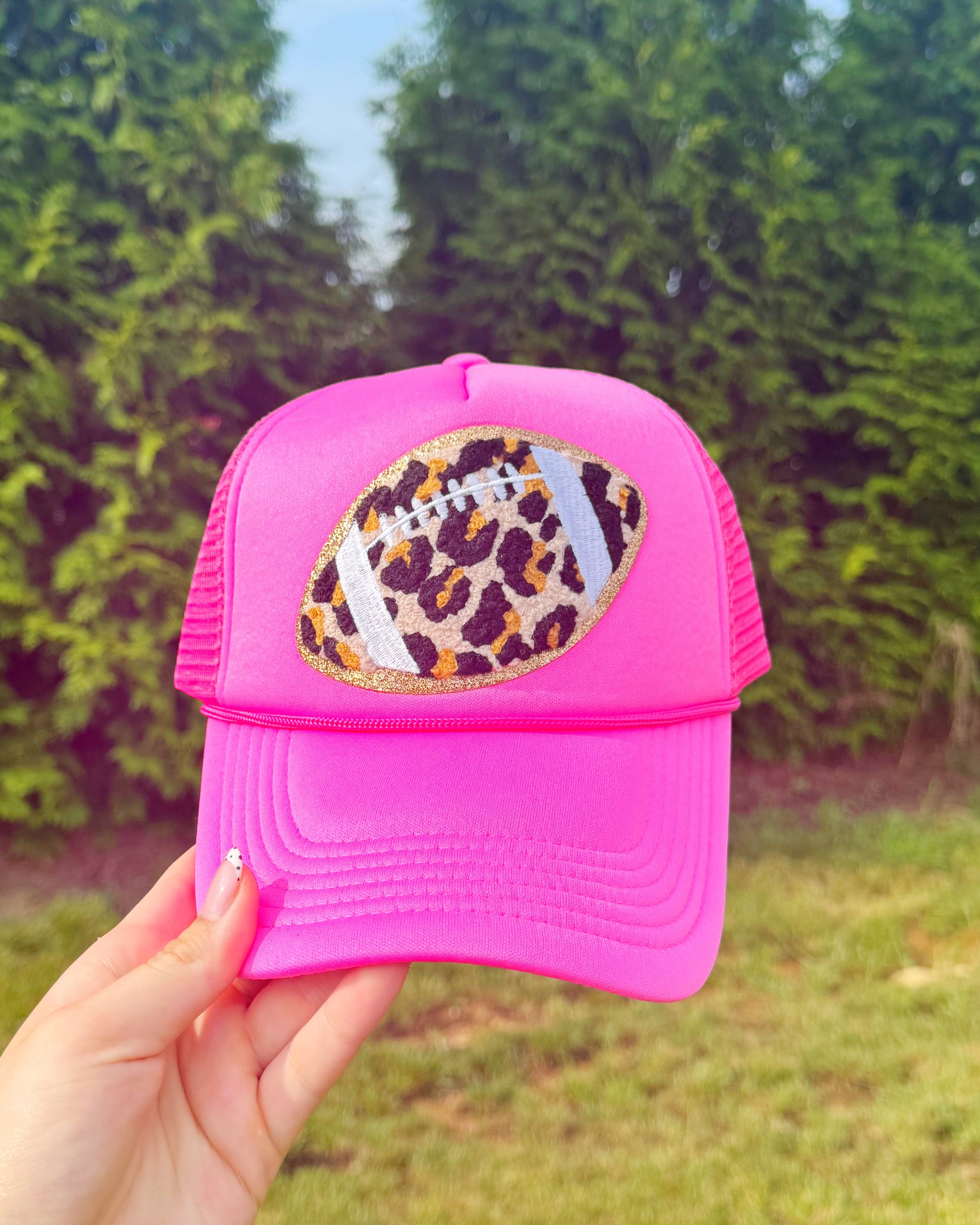 Leopard Football Patch Hat